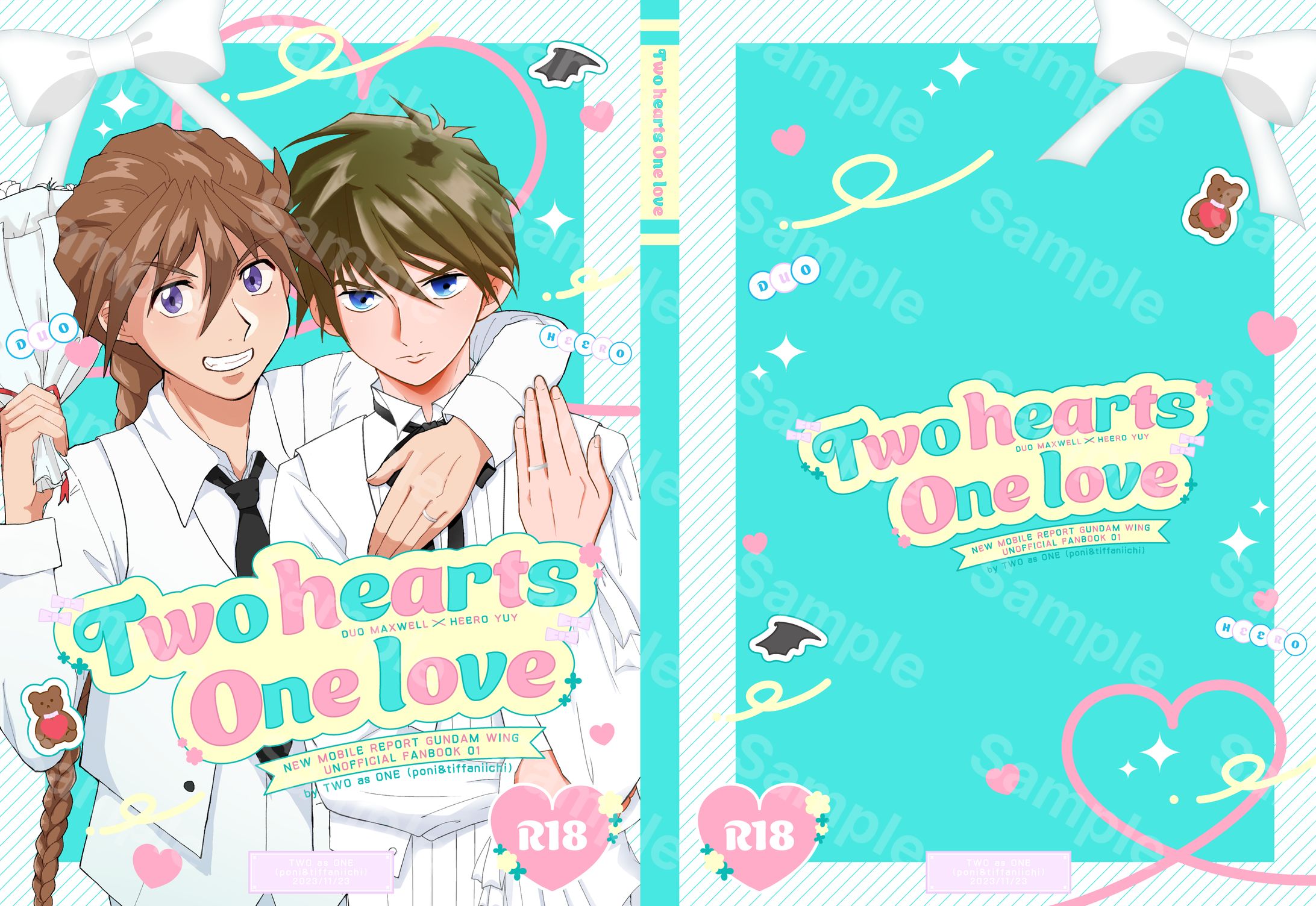 装丁デザイン-『Two hearts One love』-1