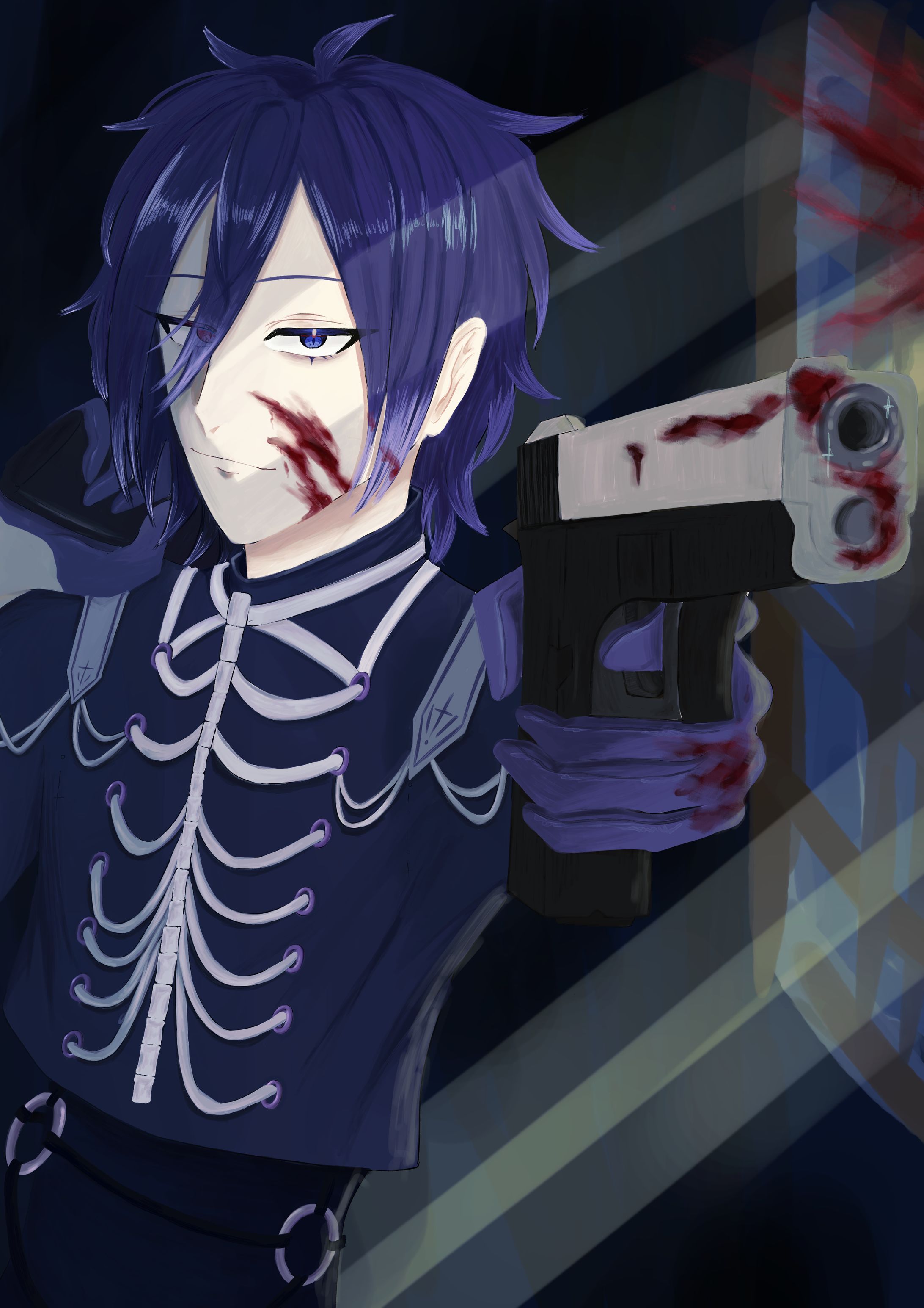 OC/創作:1枚絵:「復讐劇」-1