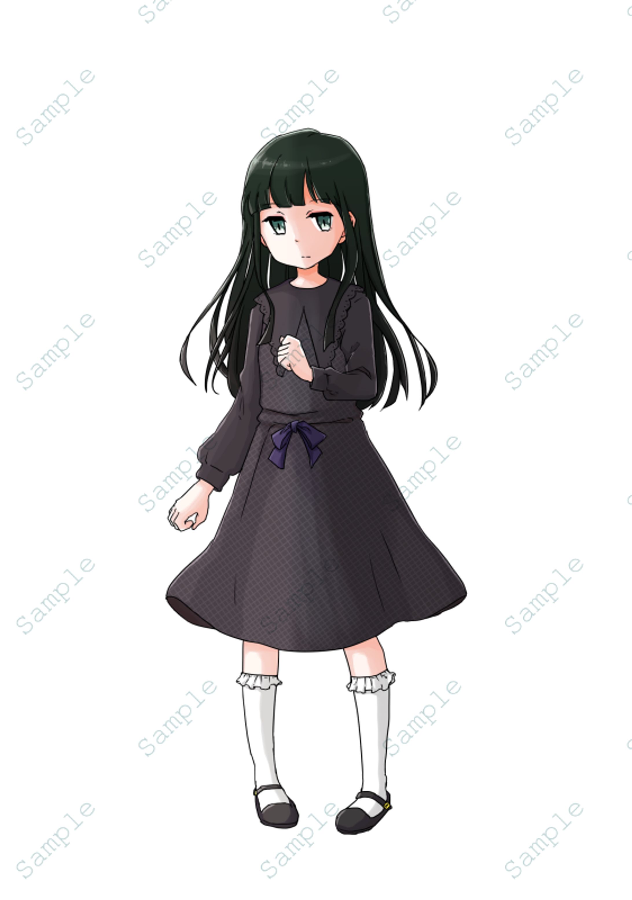 【comission】黒根百合花-1