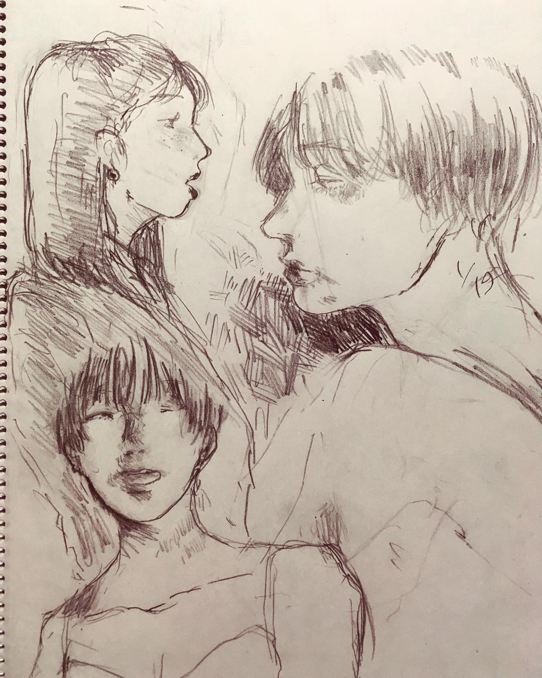 #アナログイラスト  #illustration  #drawing #croquis #イラスト #イラストレーション #クロッキー-1