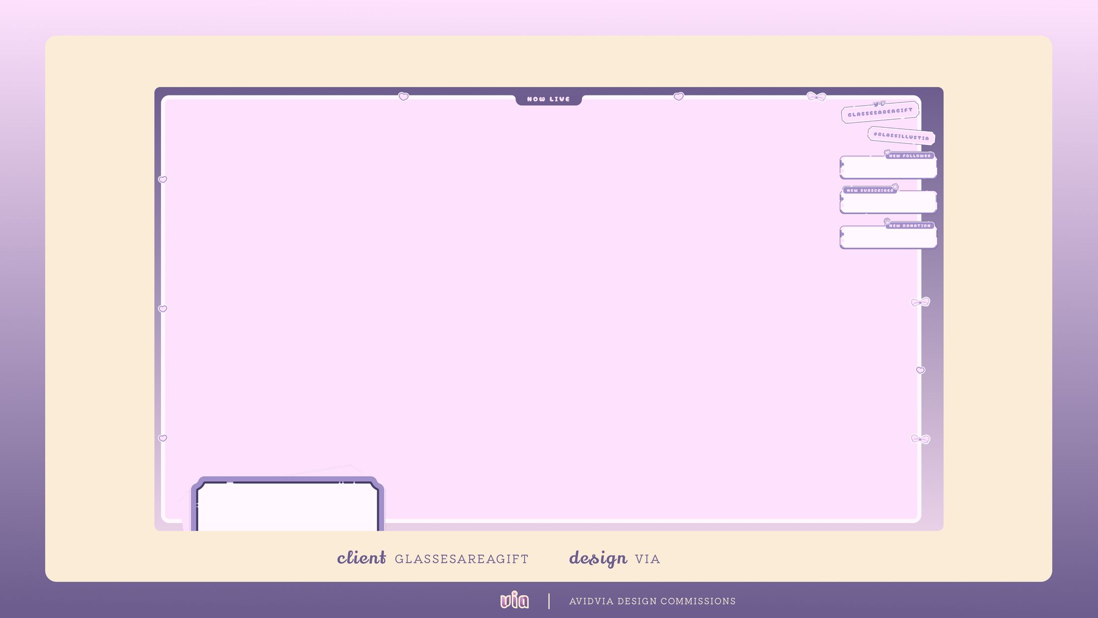 Mel's Gaming Overlay and New Schedule Template-1
