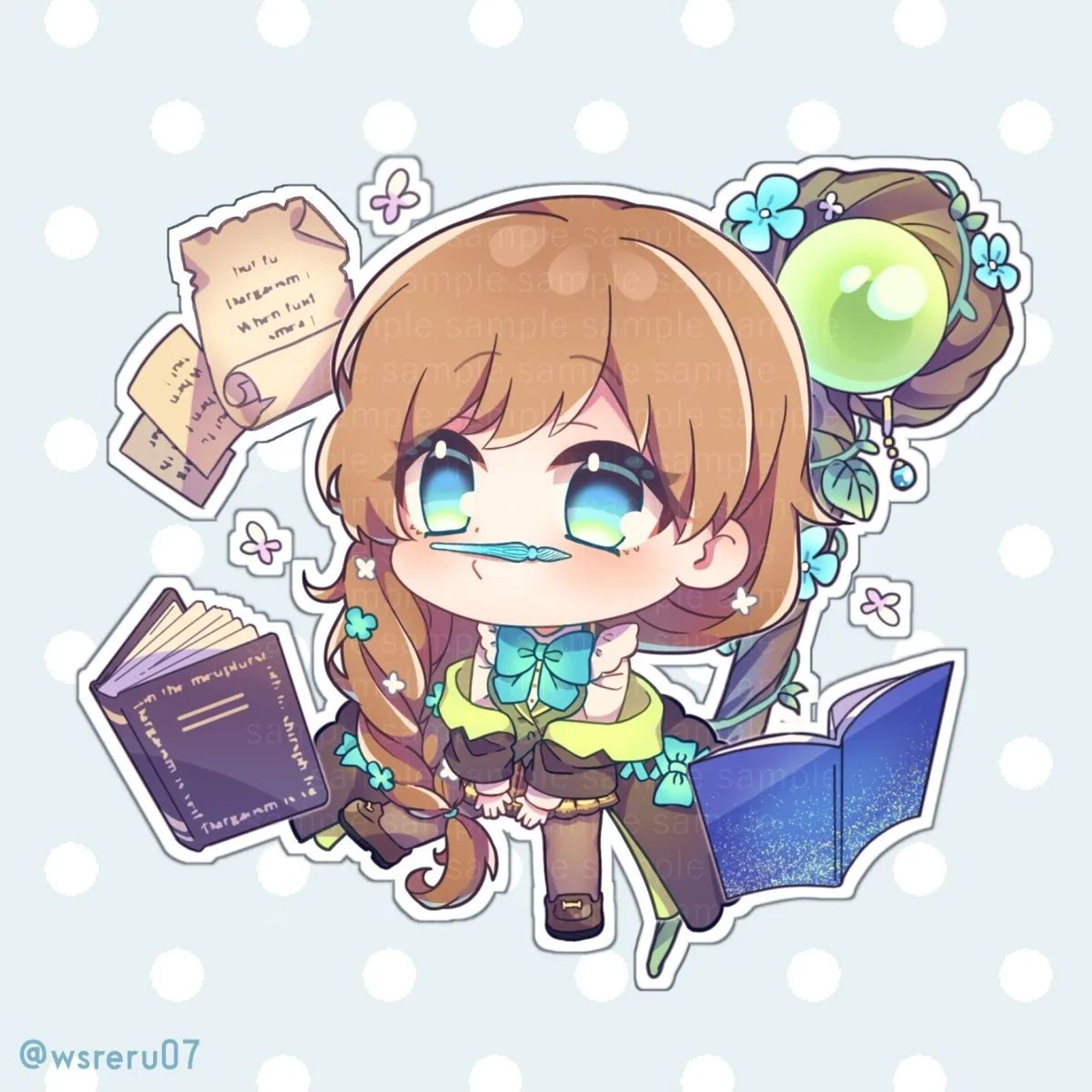 ✏️📘✨🧙🏻
#イラスト依頼 
#イラストメイキング 
#sdキャラ-1