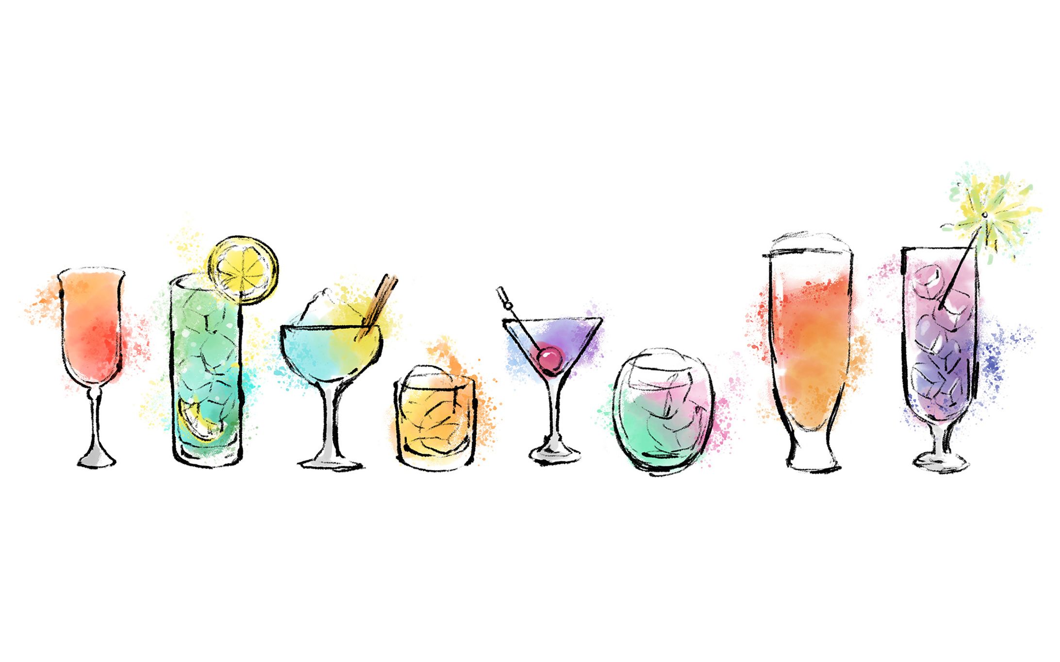 【イラスト】カクテルイラスト-1