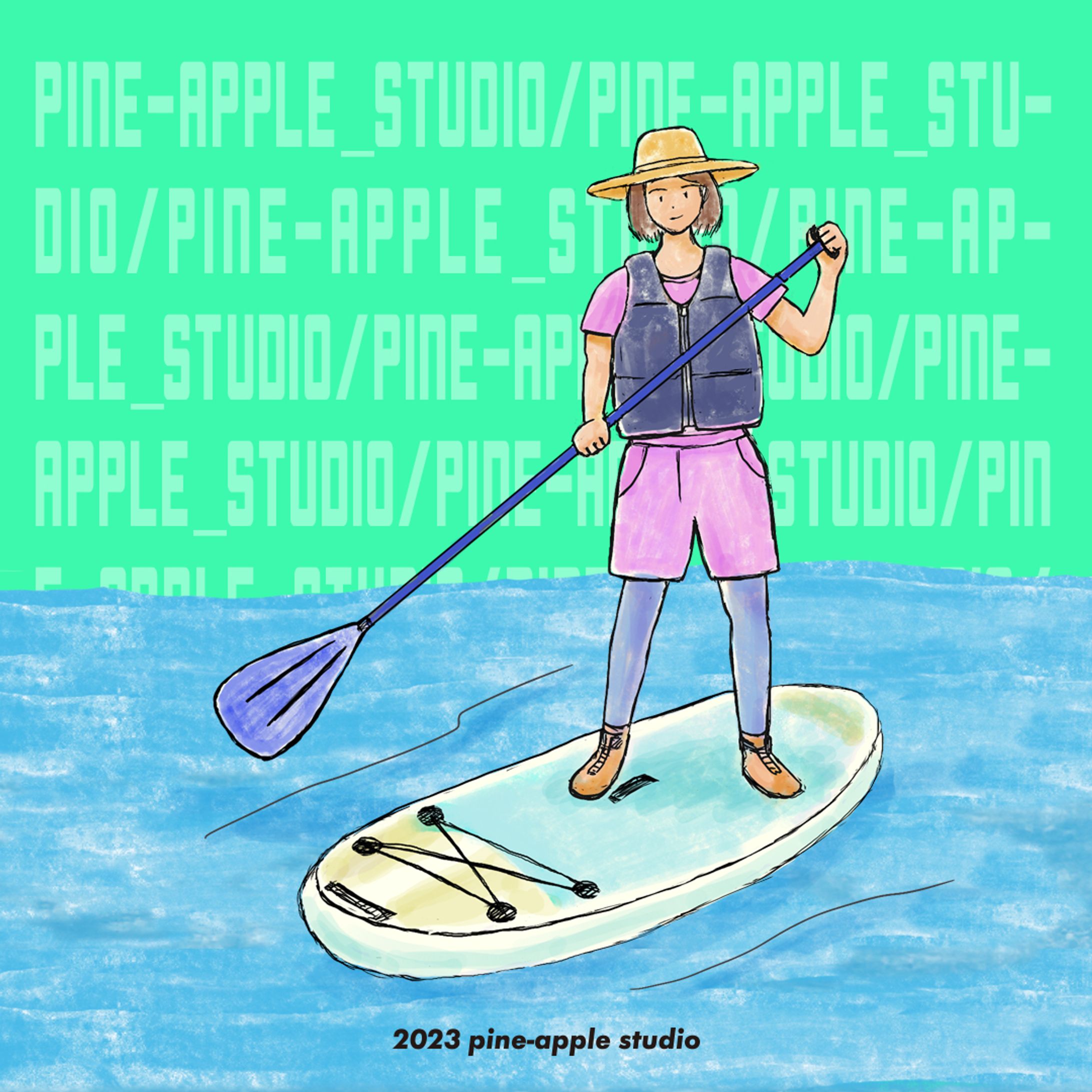 SUPで水上散歩、website,パンフレット用イラスト、2023,10

#logotype #design #graphic design #nagoya #ロゴ #ロゴマーク #シンボルマーク #名古屋 #グラフィックデザイン #デザイン #pine-apple studio #p-studio, #イラストレーション, #illustration, #sup,#サップ-1