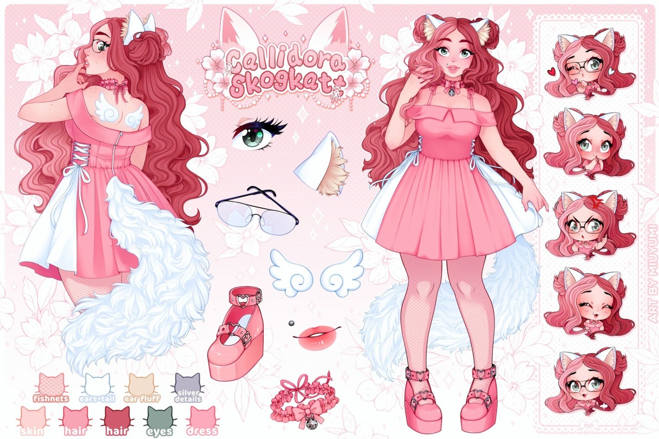 Character sheet commission for lovely LadyRawrr! 💕

https://www.twitch.tv/ladyrawrr

 #charactersheet #charactersheetdesign #charactersheetcommission #characterdesign #cutegirl #kemonomimi #pinkhair #redhair #streamer #artstreamer #twitchstreamer #digitalartist #commissionsareopen #commissionsopen #digitalart #digitalartwork #digitaldrawing #smallartist #smallartists-1