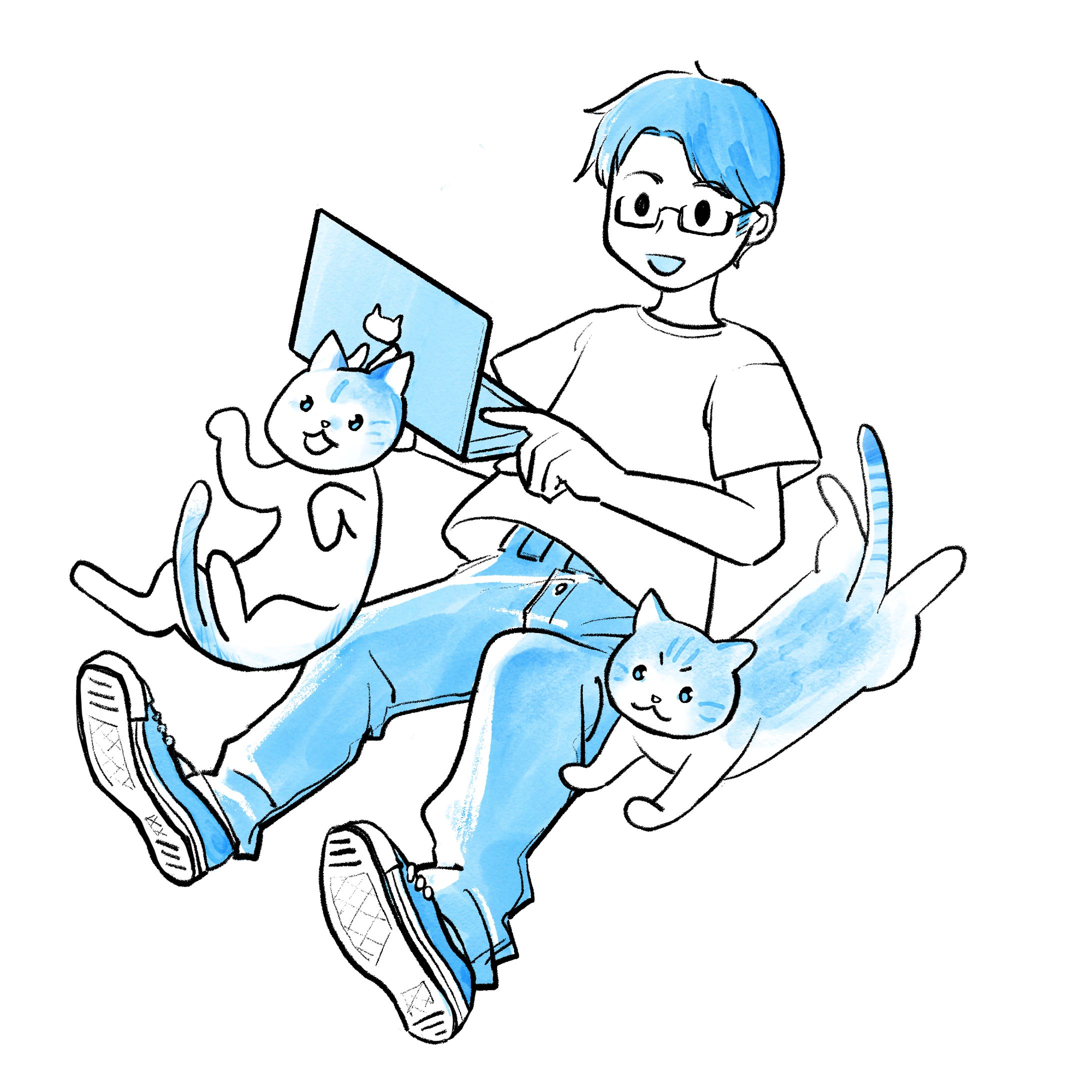 WEBサイト用 イラスト制作-1