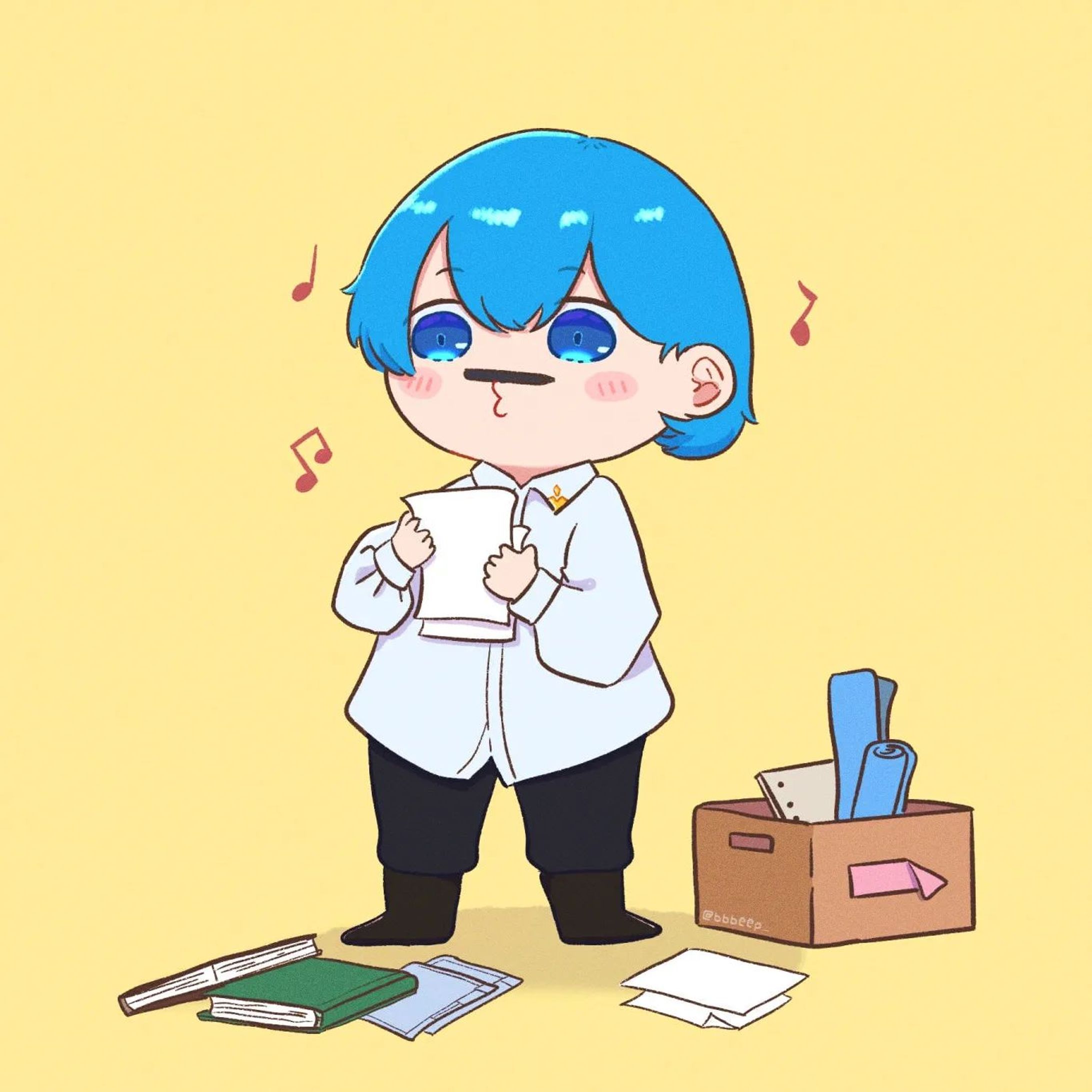 A week-long rest is now over! Time to check the list of commissions and other artworks that I need to do 😤
.
.
.
#art #illust #illustration #originalcharacter #OC #beepblopocs #clipstudiopaint #chibiart #digitaldrawing #digitalart #artoninstagram #artistsoninstagram-1