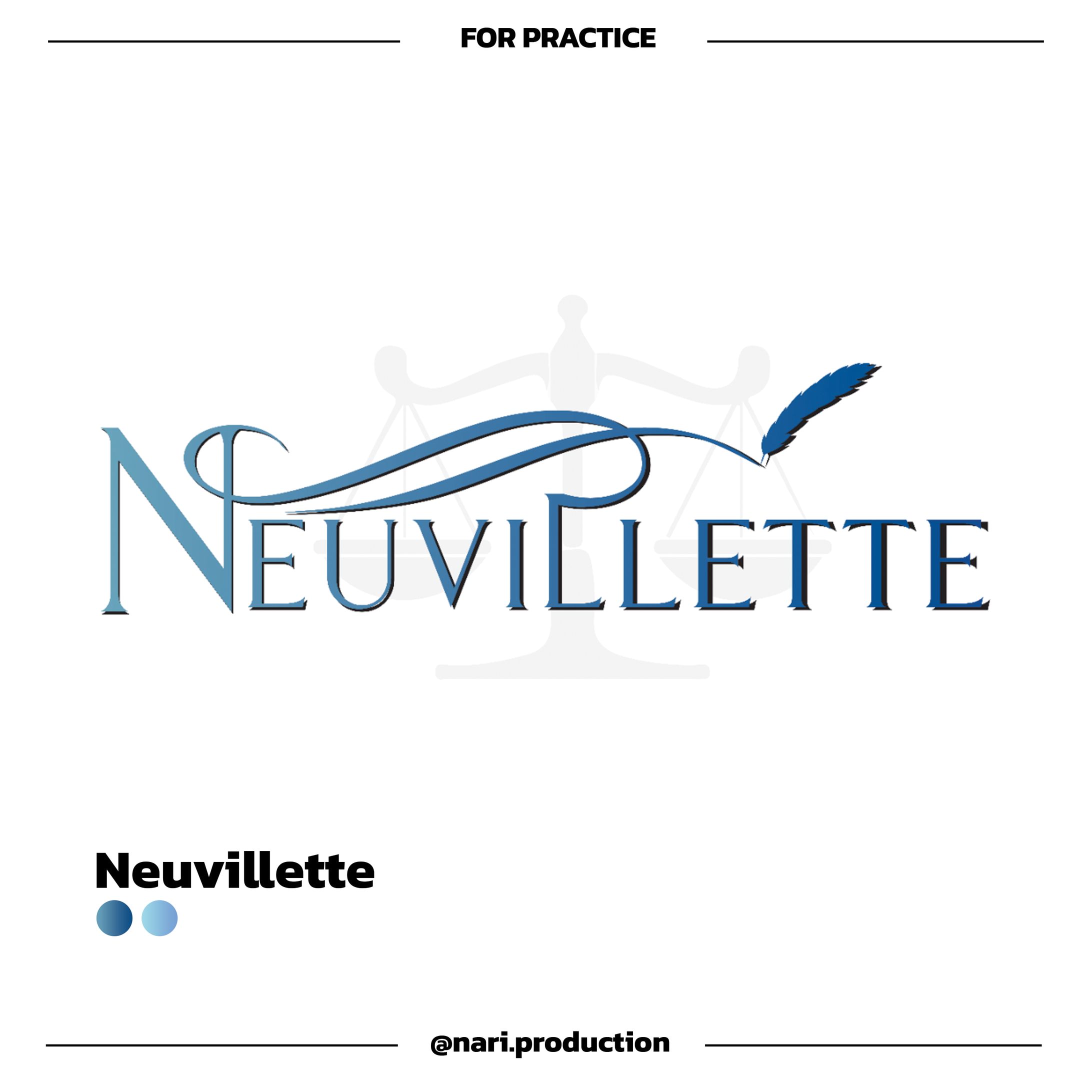 Neuvillette | ✦ Typography ✦ (Inspired by Neuvillete from Genshin Impact)-1