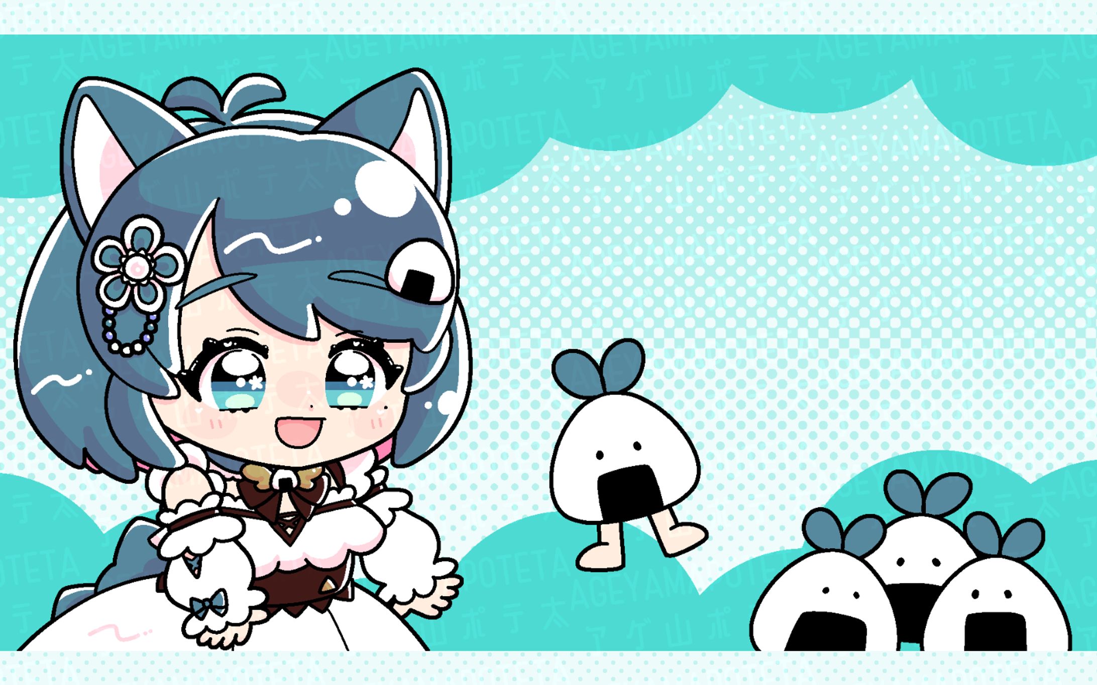 配信OPイラスト/まめごはん-1