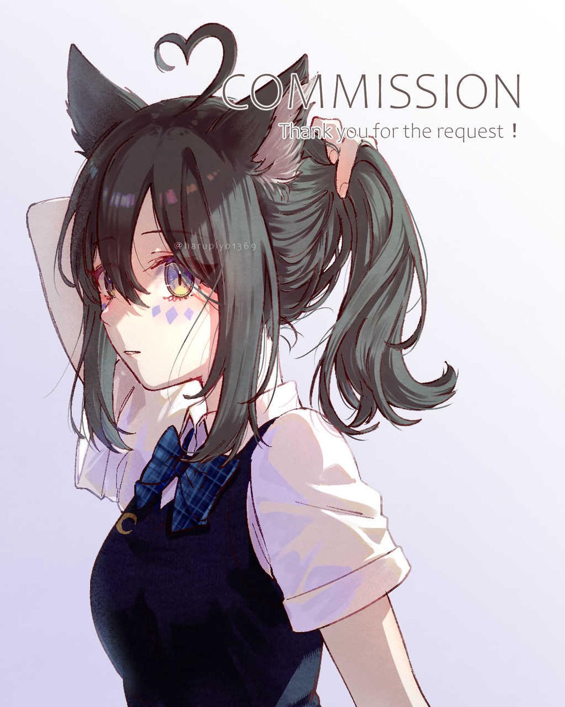 納品しました🐺☪️🖤
リクエストありがとうございました！
 

#Skeb #コミッション #commission #commissionpainting  #commissionart  #commissionwork #commissionartist
 
 #狼少女 #けもみみ  #ポニーテール  #ポニーテール女子  #制服  #かわいい女の子 
 
#イラスト #イラストレーション  #イラスト依頼  #イラストグラム  #イラストレーター  #illust #illustration #illustagram  #絵 #插图 #art  #artwork-1