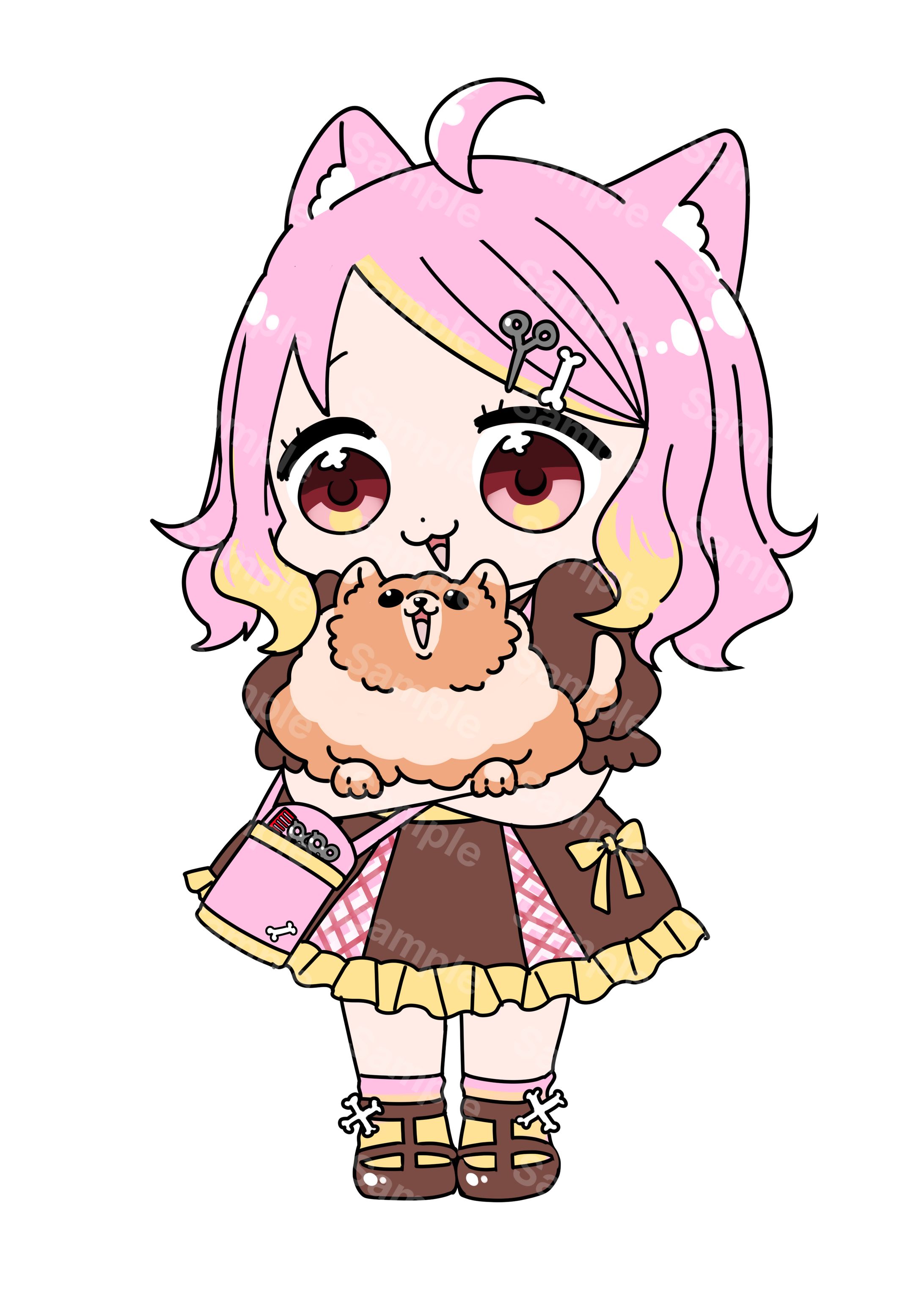 Vtuber・Vライバー様SDイラスト-1