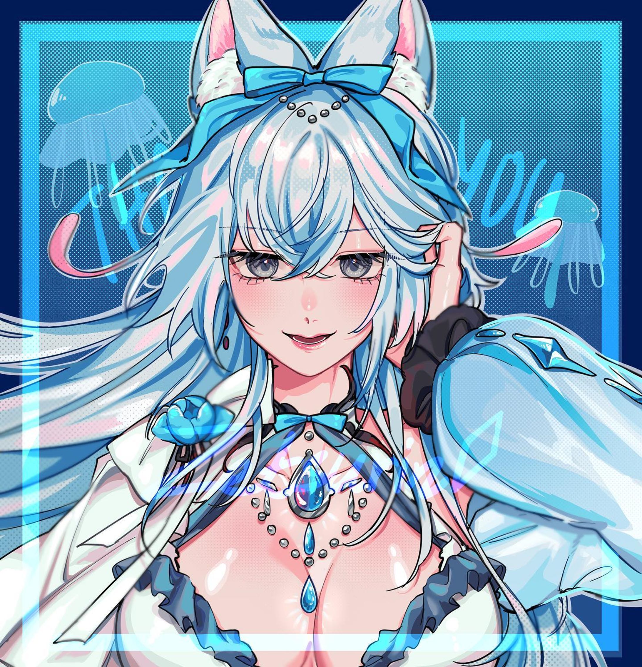 [Commission] Sketch bust-up-1