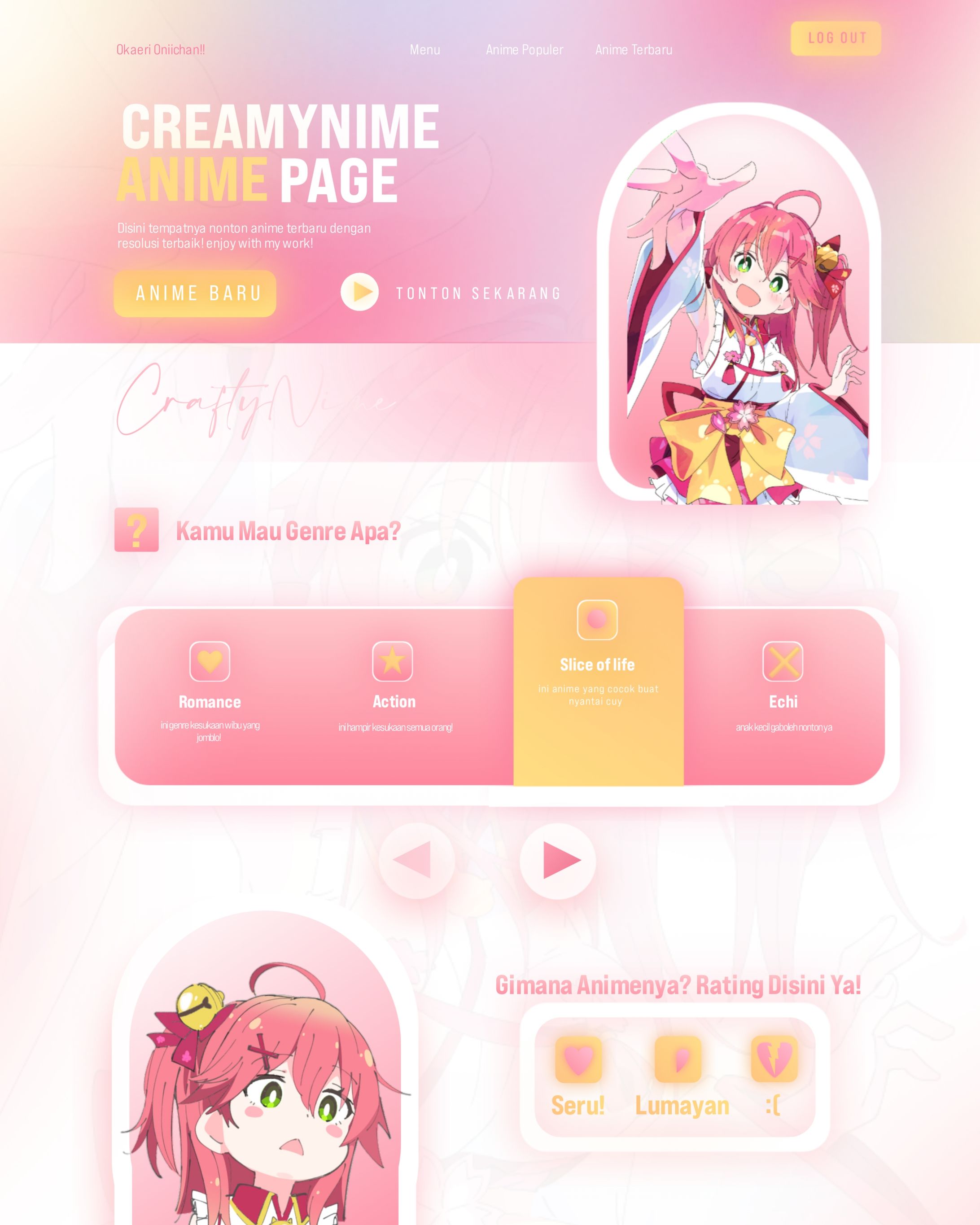 [UIDESIGN] Anime Page-1