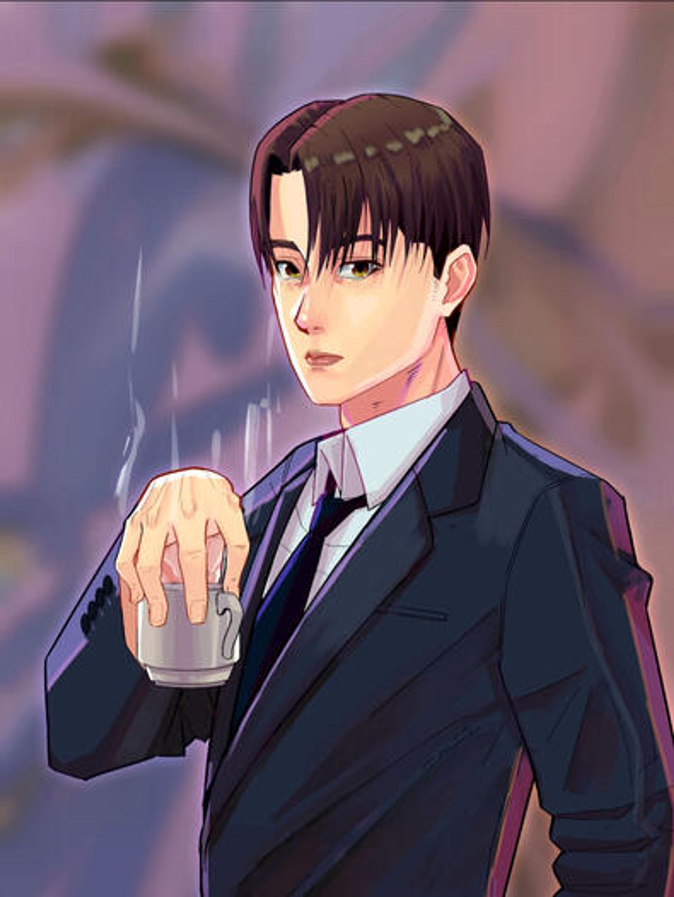 Levi fanart half-body-1
