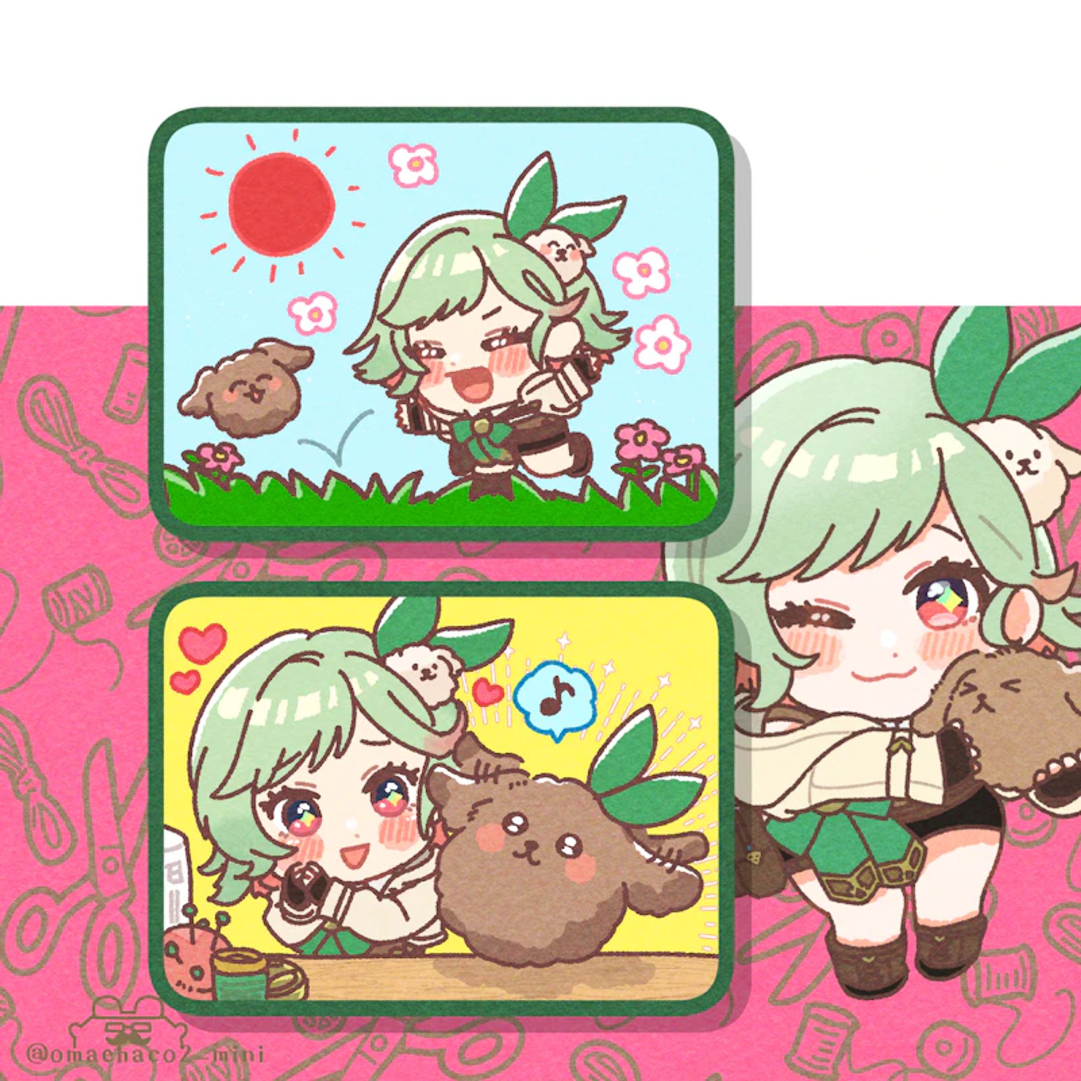 2コマ漫画➕イラスト-1