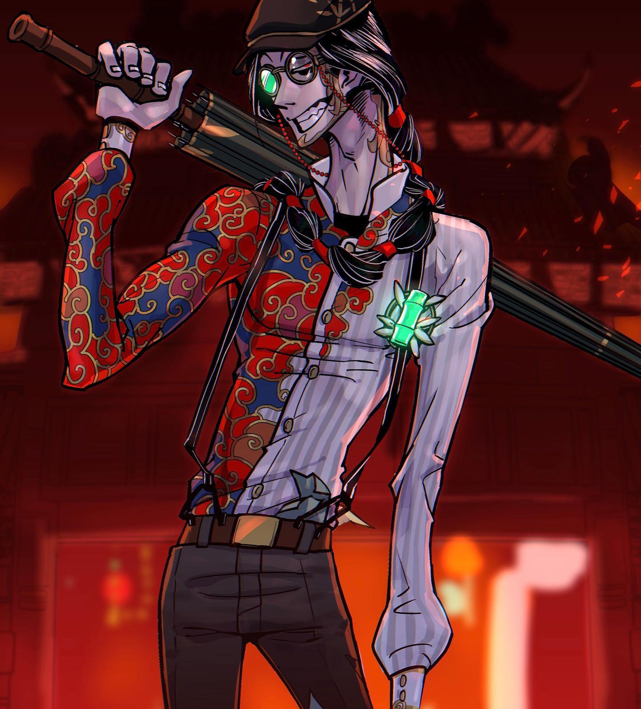 fanart 第五人格　白黒無常　血滴子-1