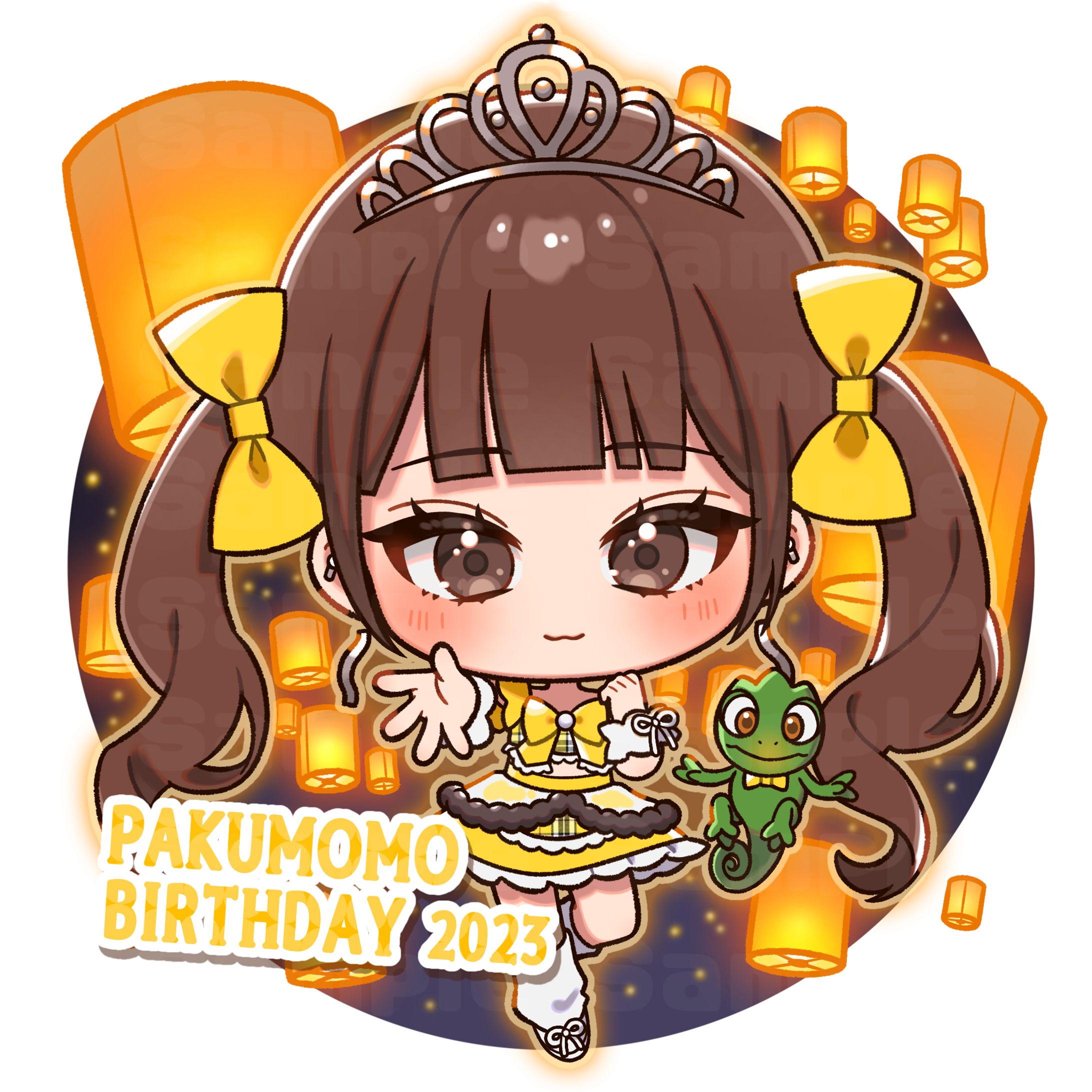 白桃様 生誕祭Tシャツ用イラストご依頼-1