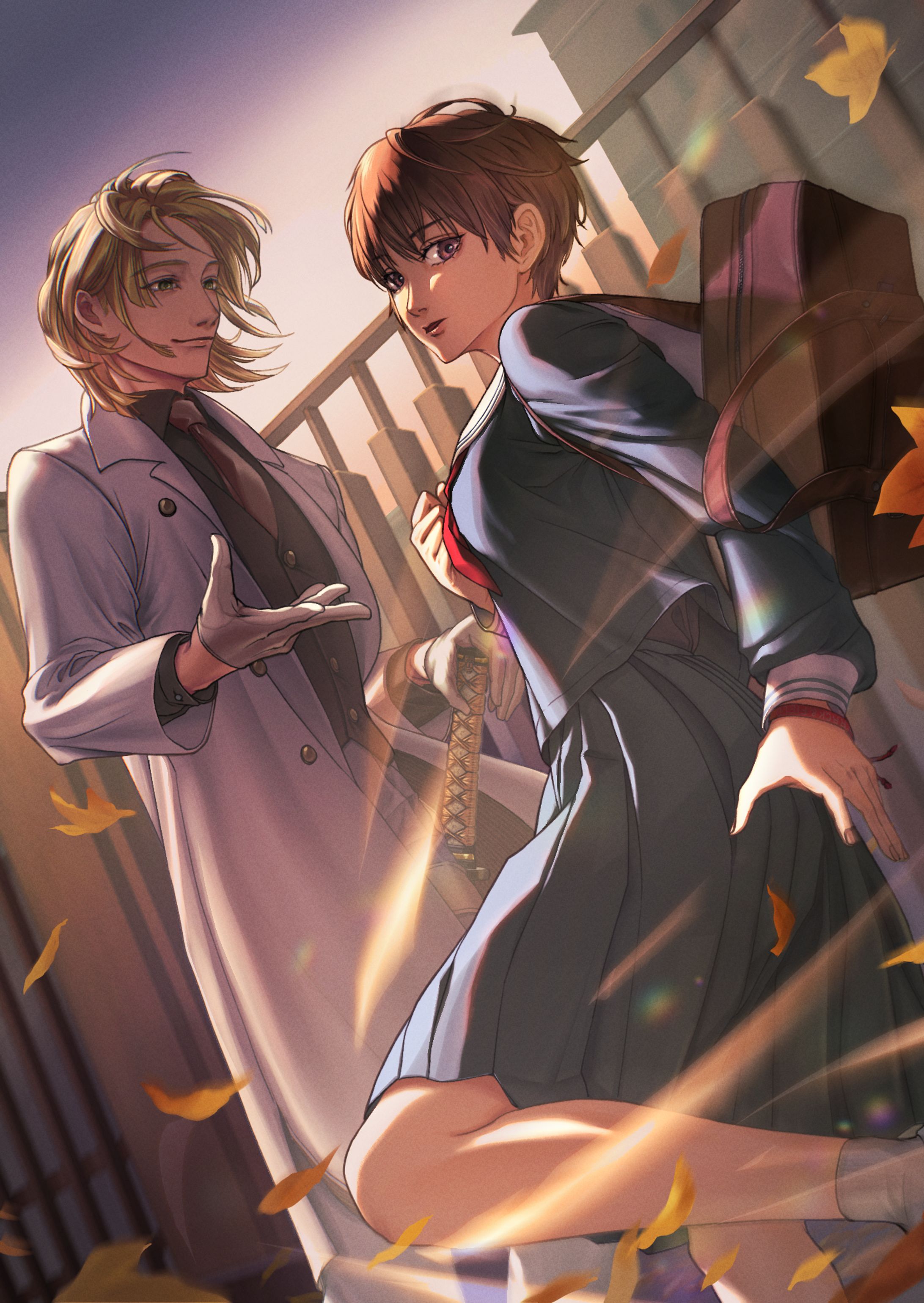 小説表紙・モノクロ挿絵-1