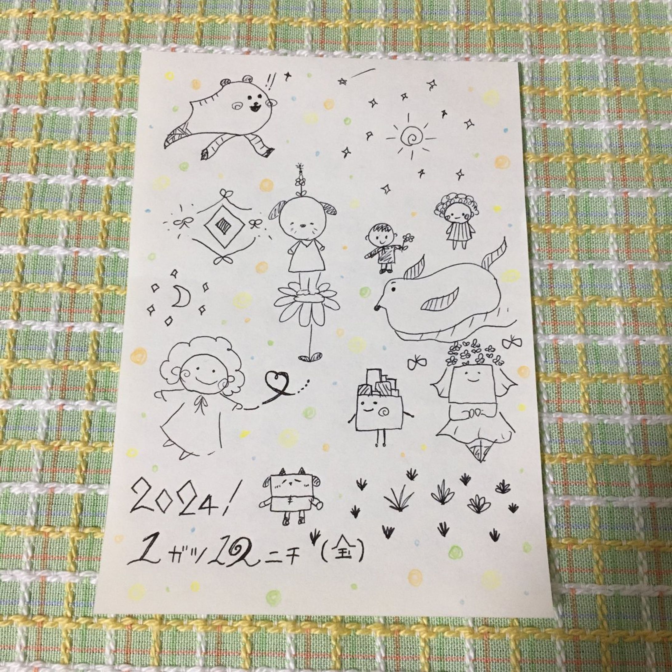 線画イラスト【息抜きイラスト】-1
