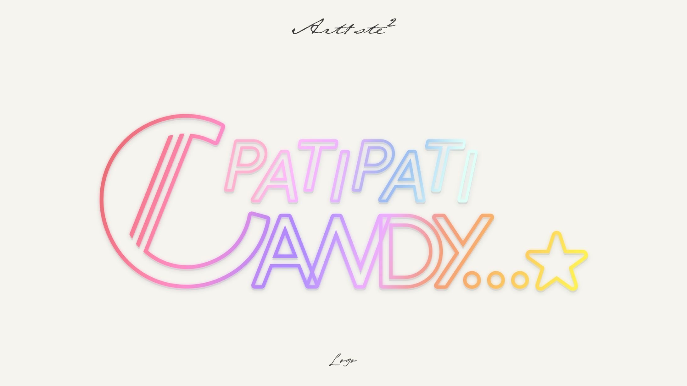 PATIPATICANDY…☆｜ロゴ(COOL ver)-1