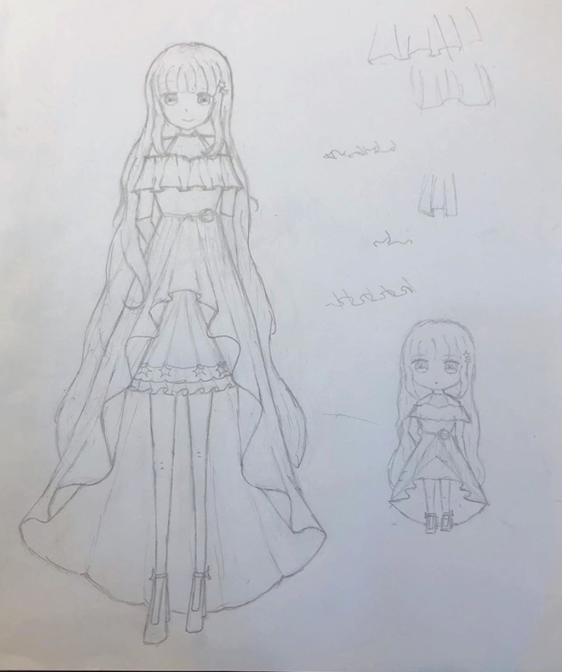 禮服_女孩(正常+Q版全身)-1