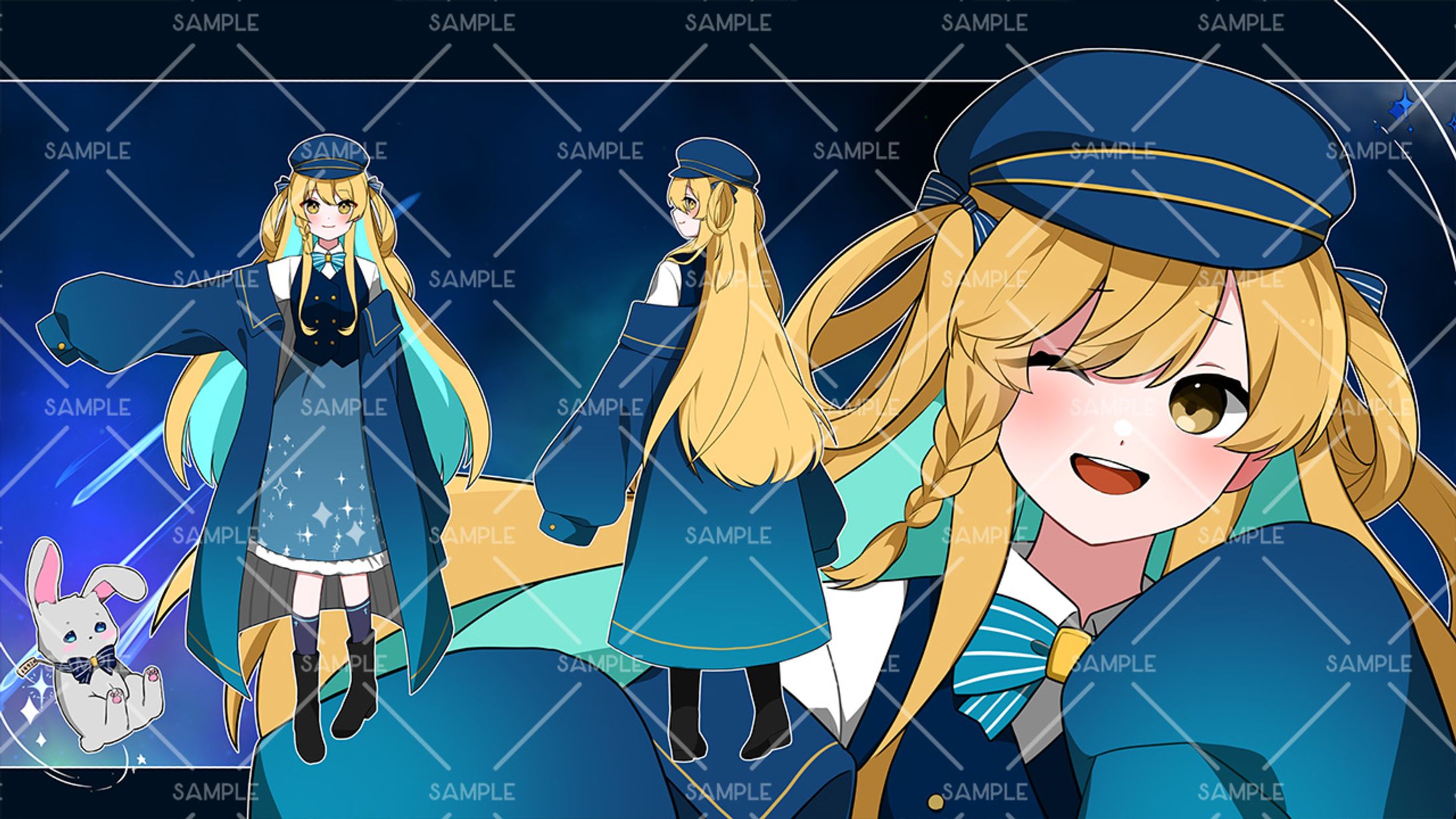 兎遊ほしくず様　三面図-1