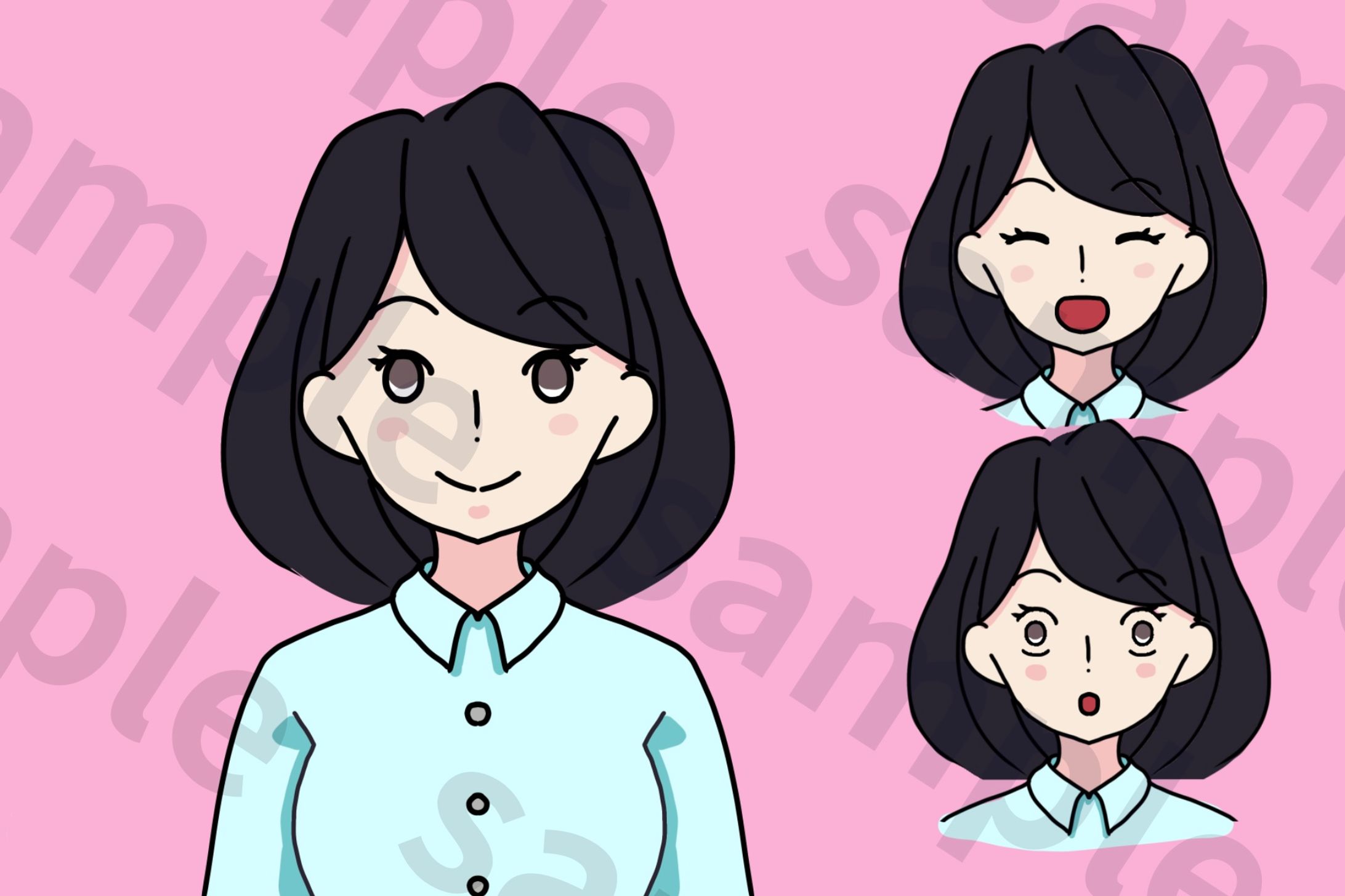 イラストサンプル　ビジネス系-1