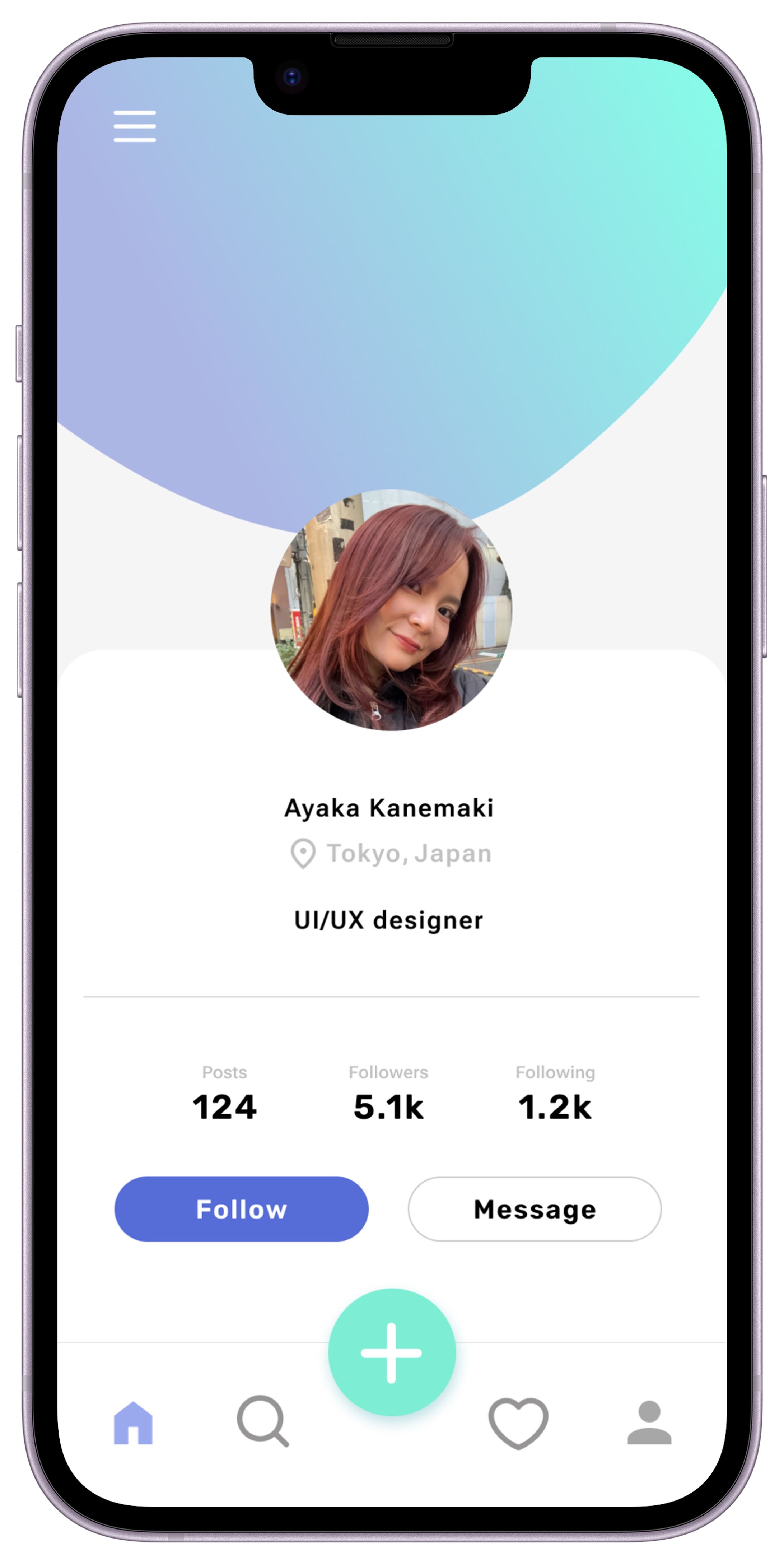 【Daily UI #006】User Profile-1