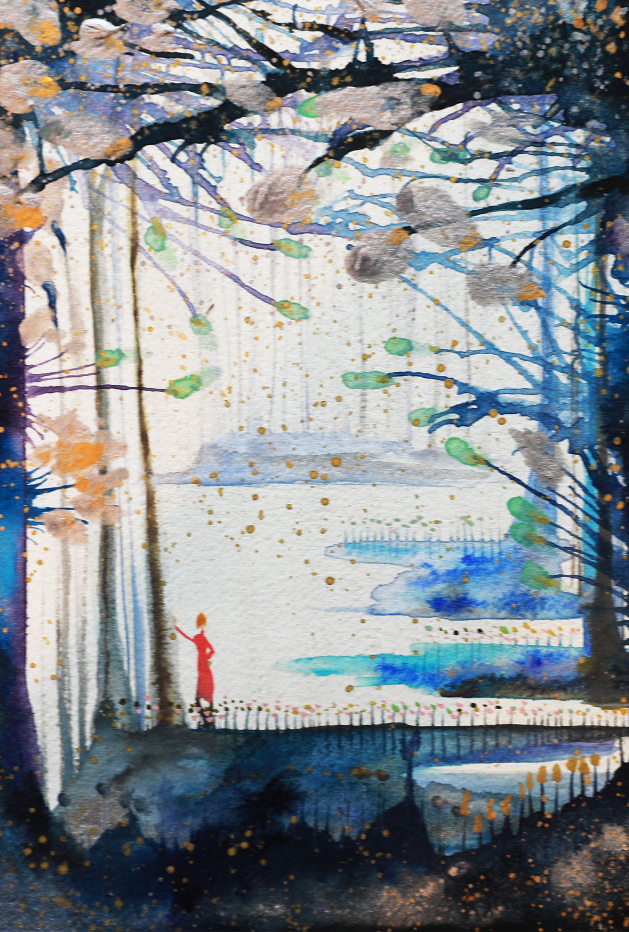 Colorful　Forest 　BLUE-1