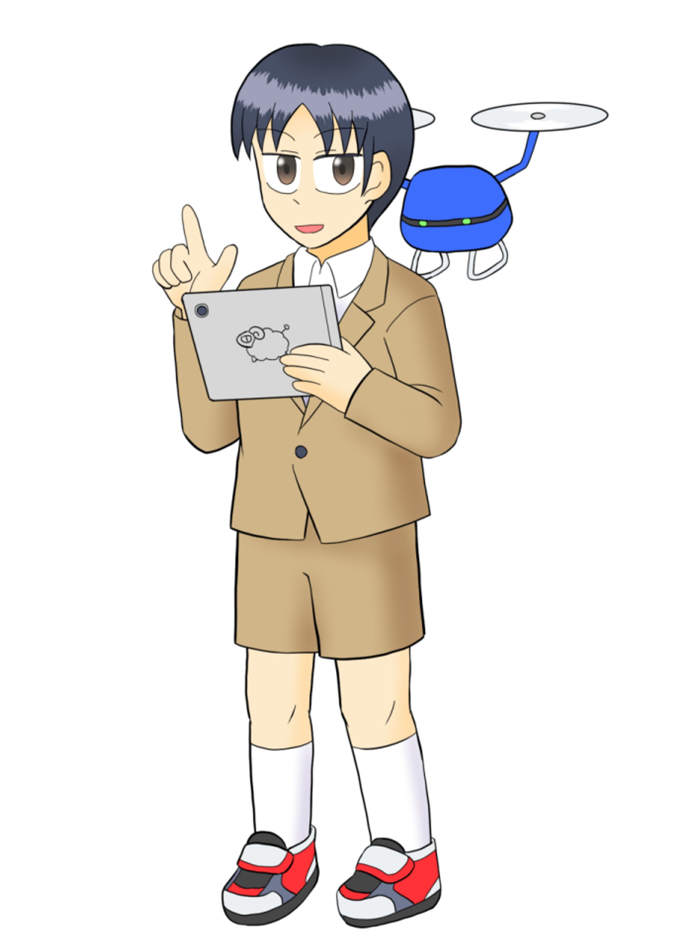 全身絵・少年2-1
