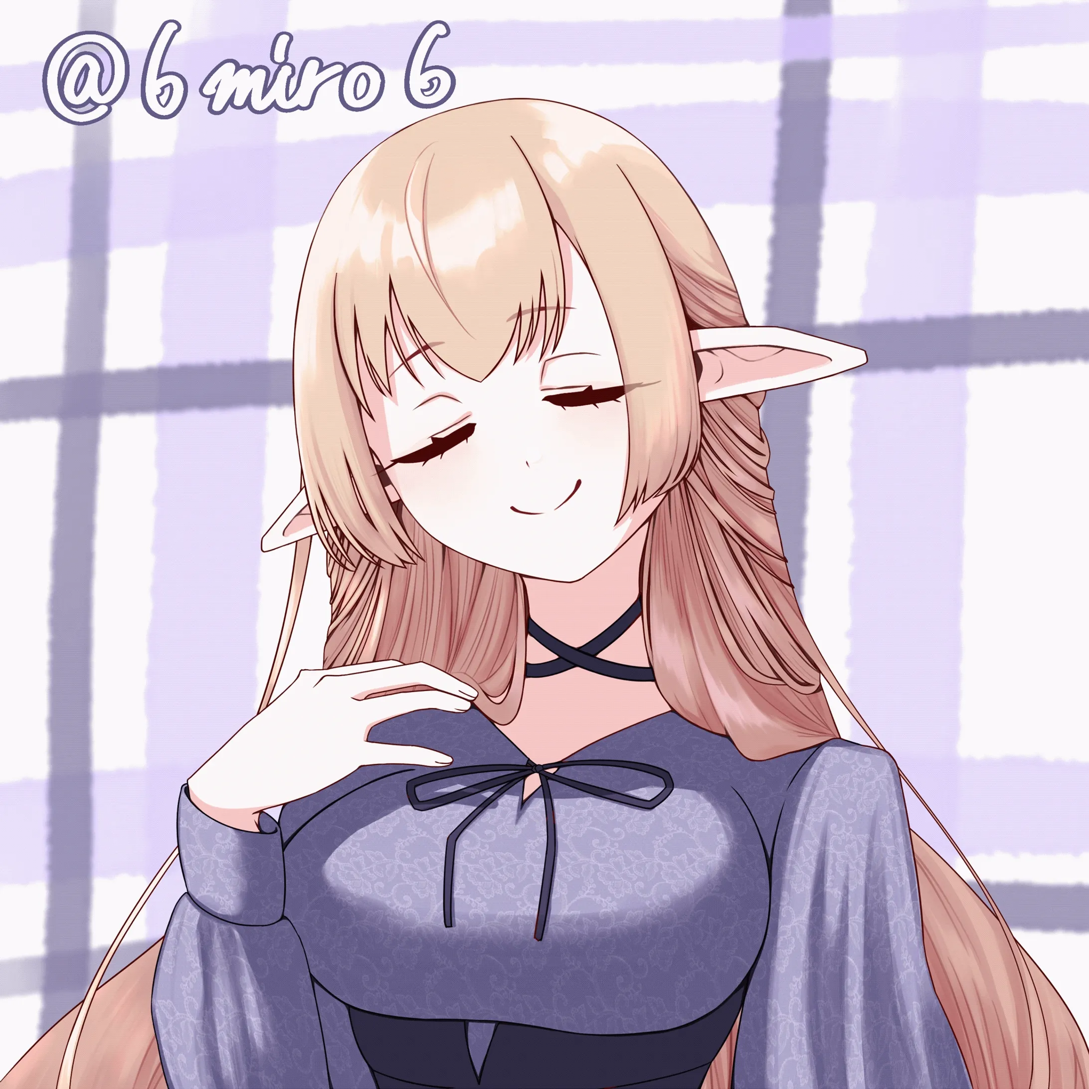 【創作】アニメとBU表情差分2枚-1