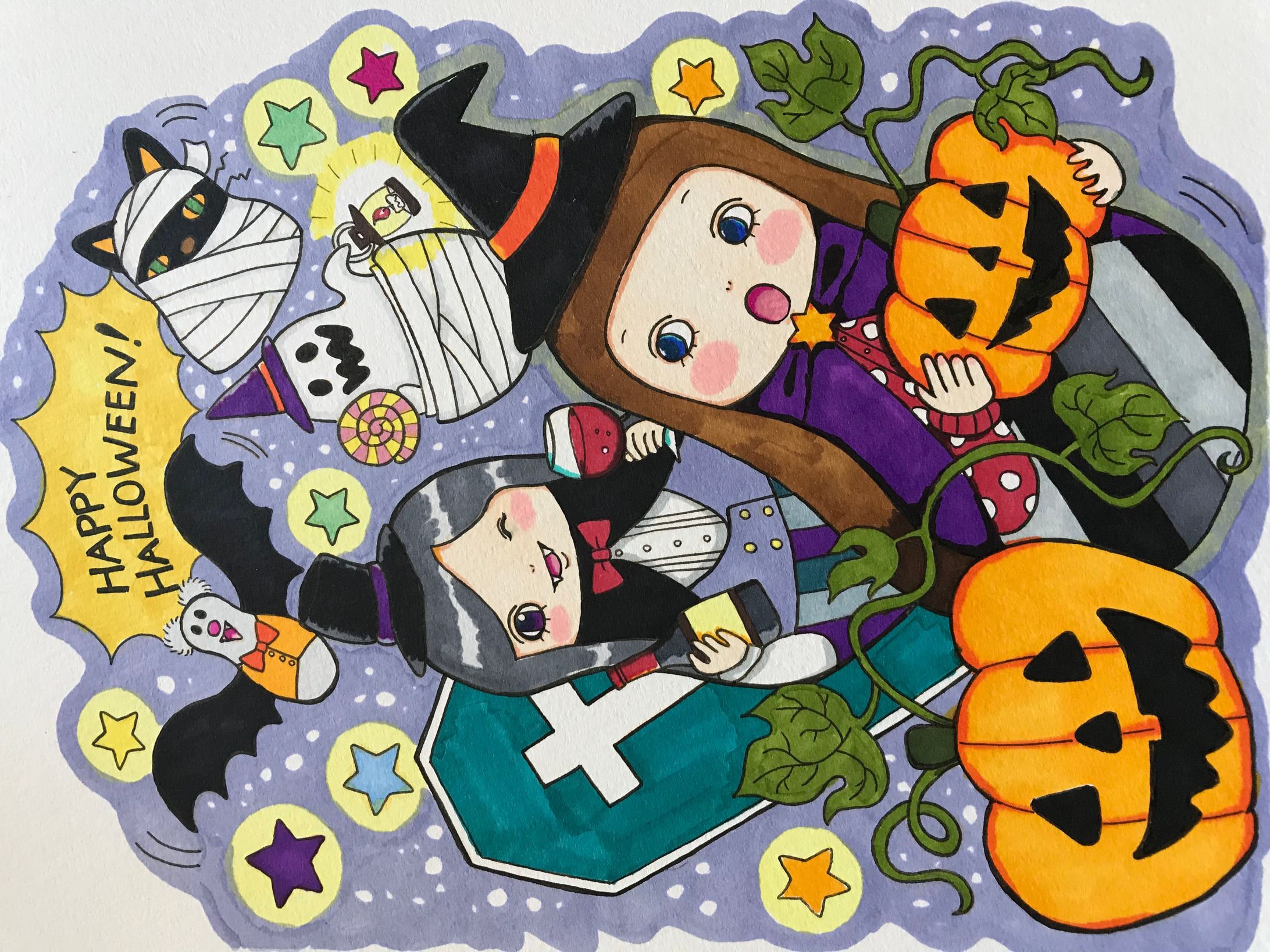 ハロウィンマトリョーシカ2020-1