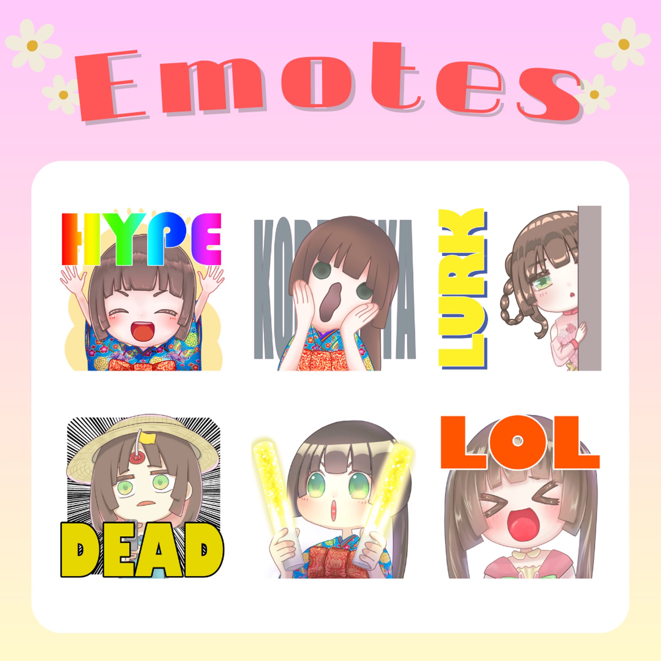 Emotes for streaming-1