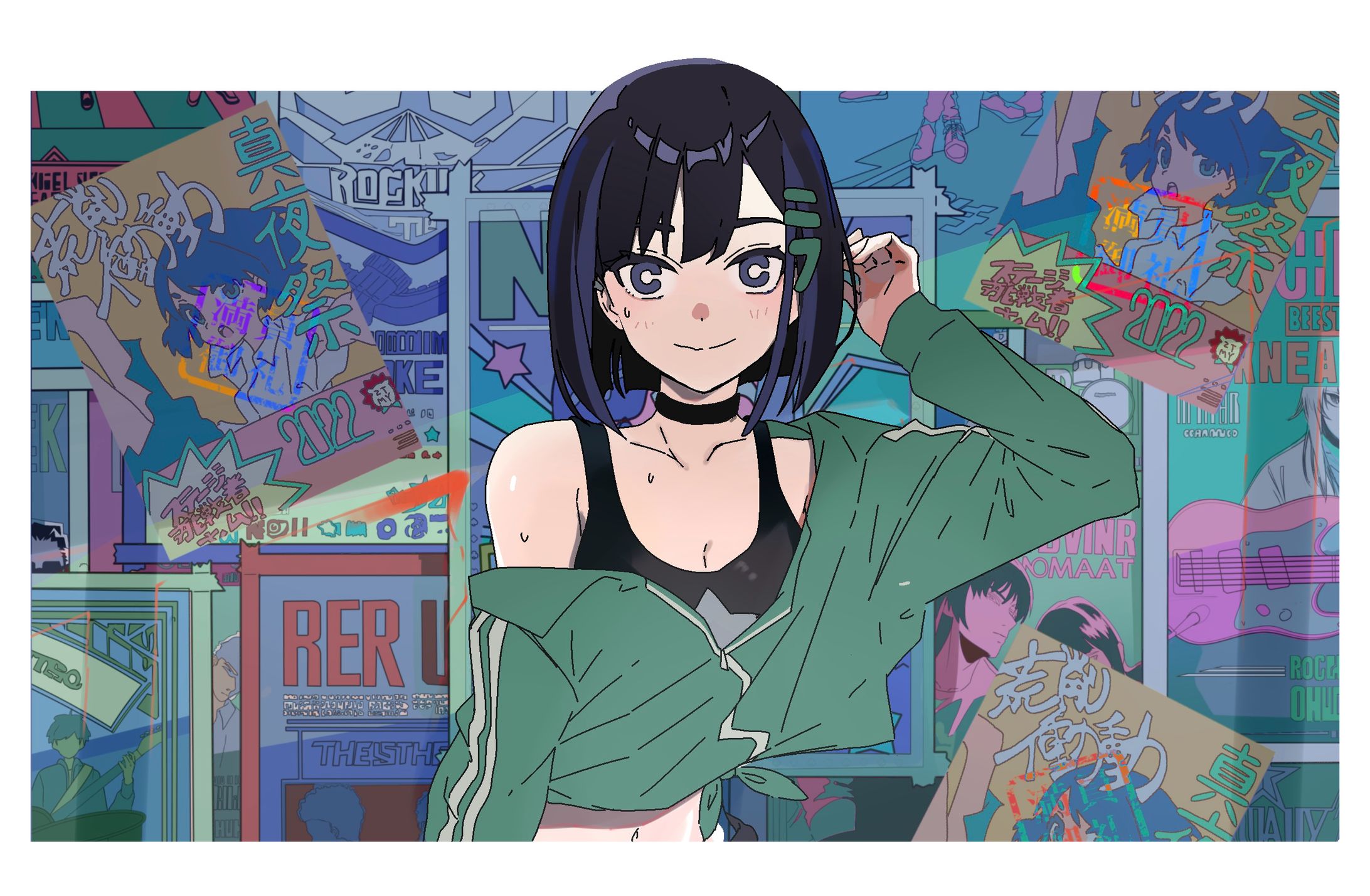 ずっと真夜中でいいのに。『綺羅キラー』仕上げ・背景美術