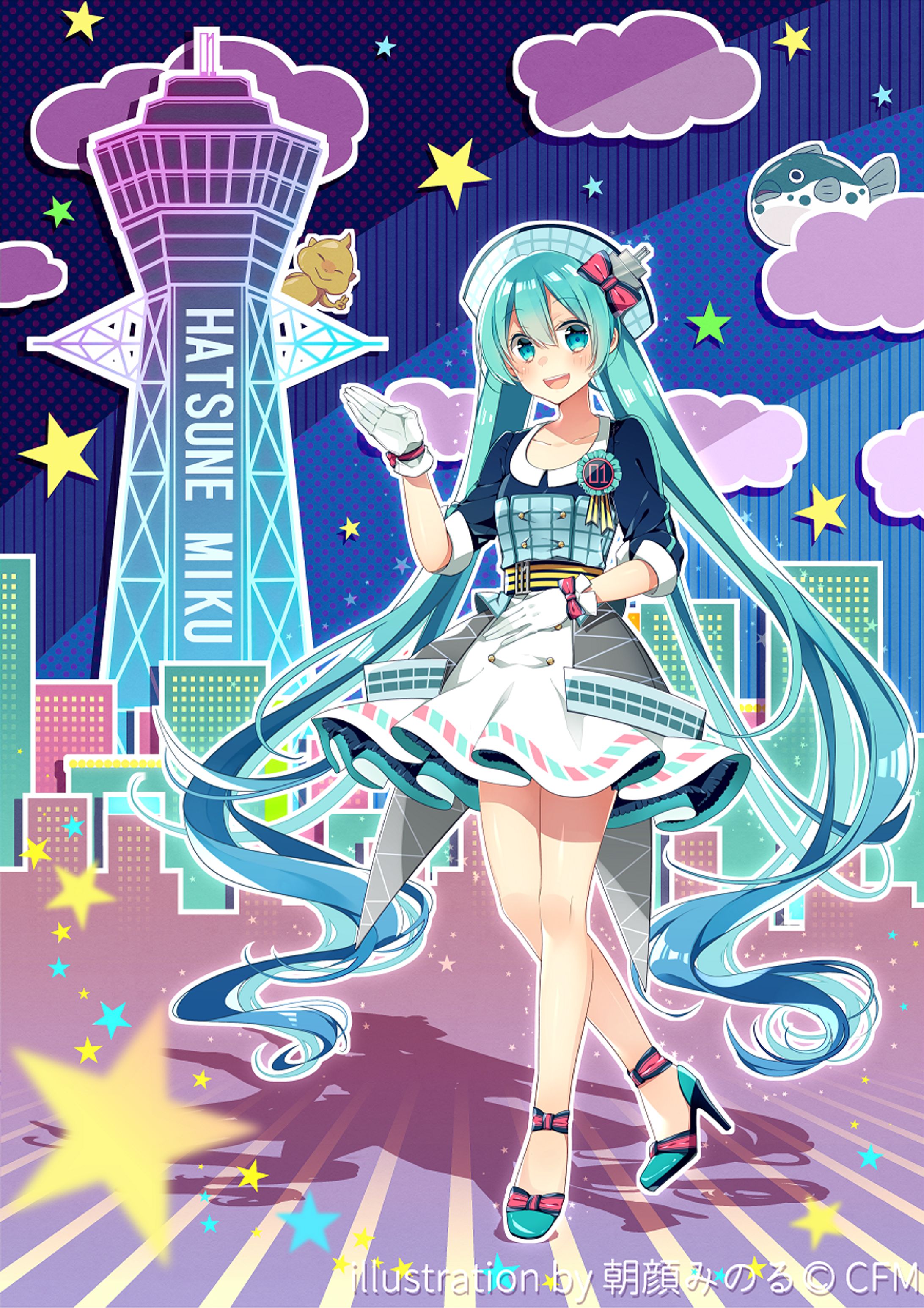 通天閣×初音ミクcollaboration2019-1