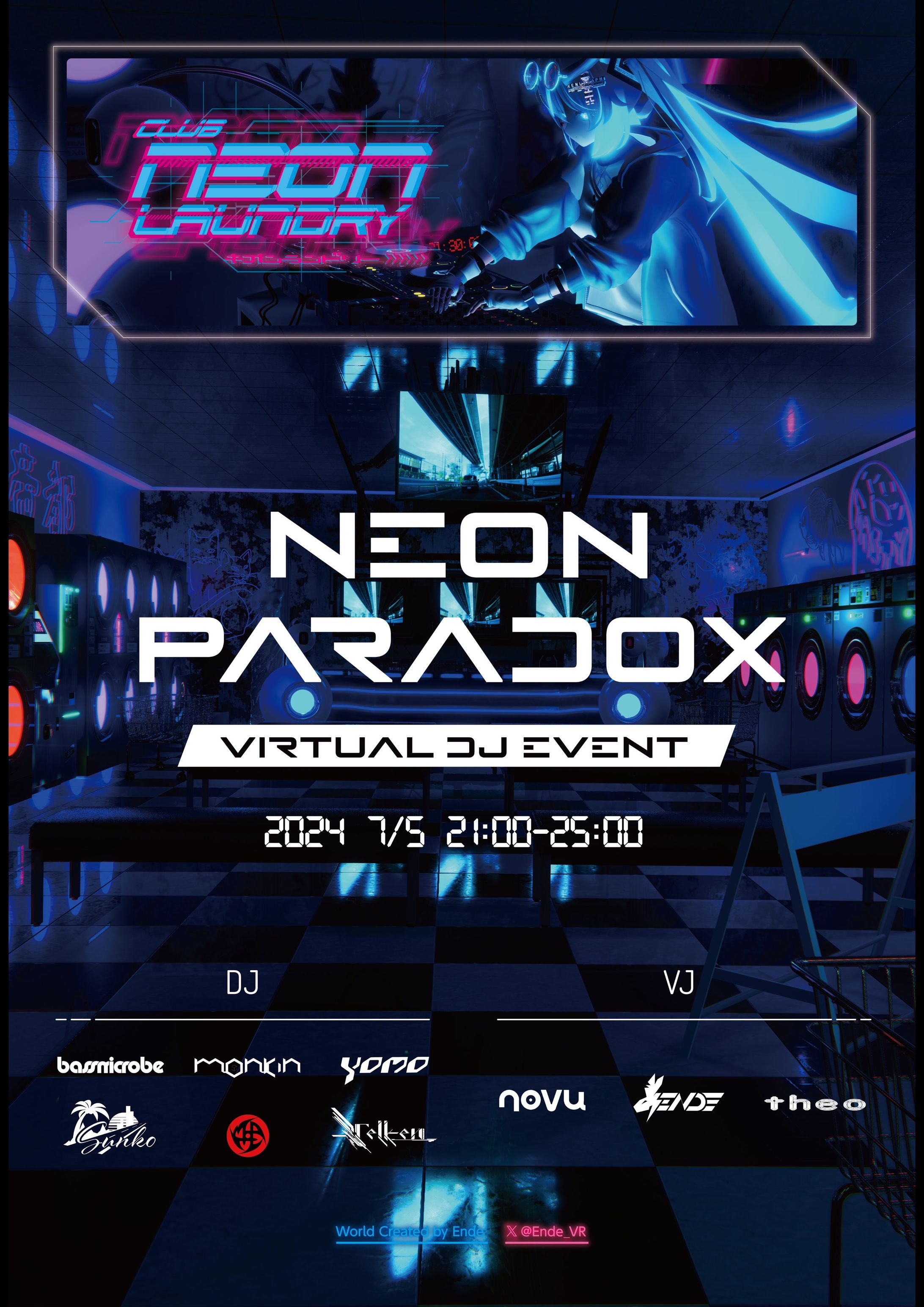 VRChat Event Poster & Logo Design-1
