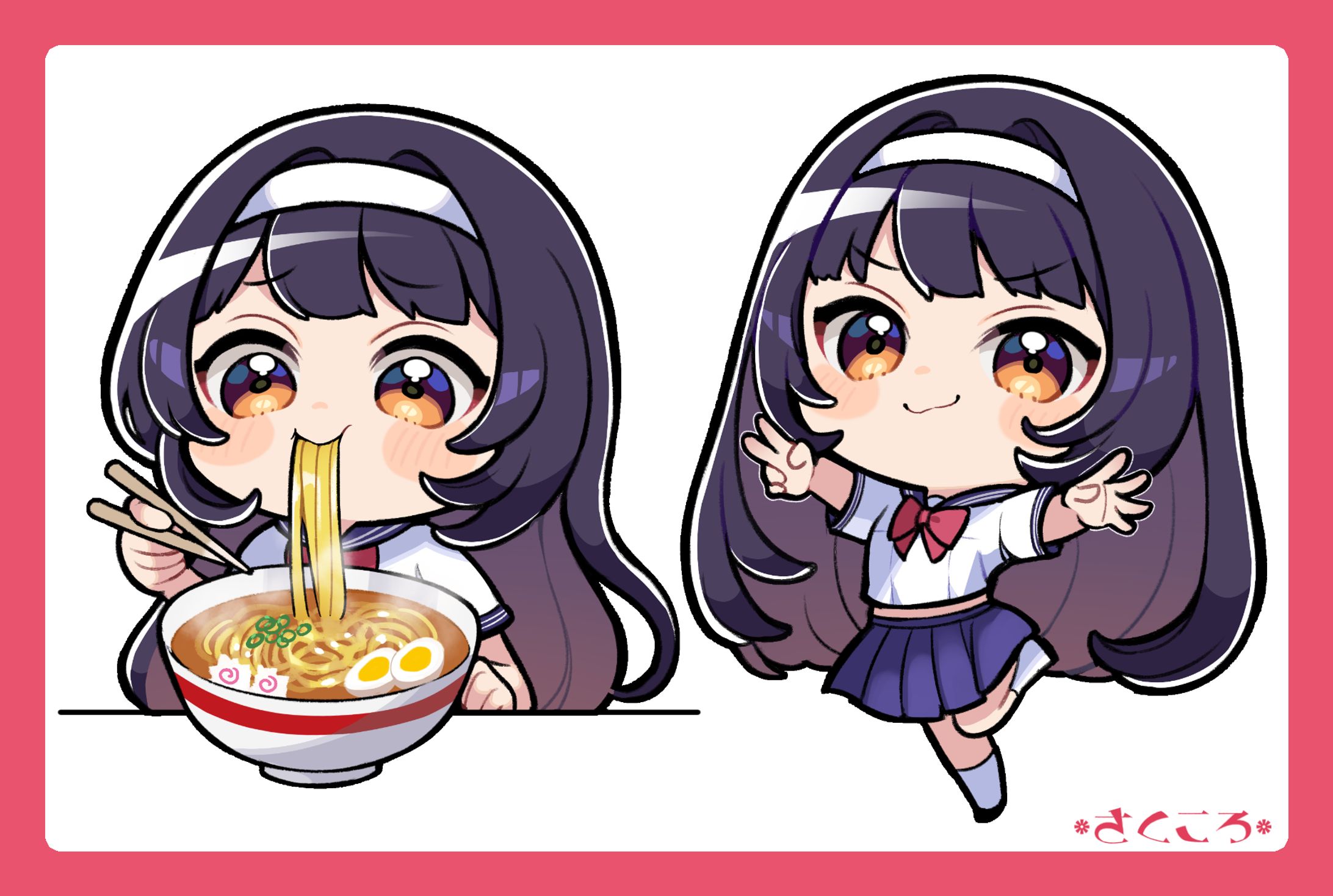 甘酢えよ様 グッズ用イラスト 5点-1