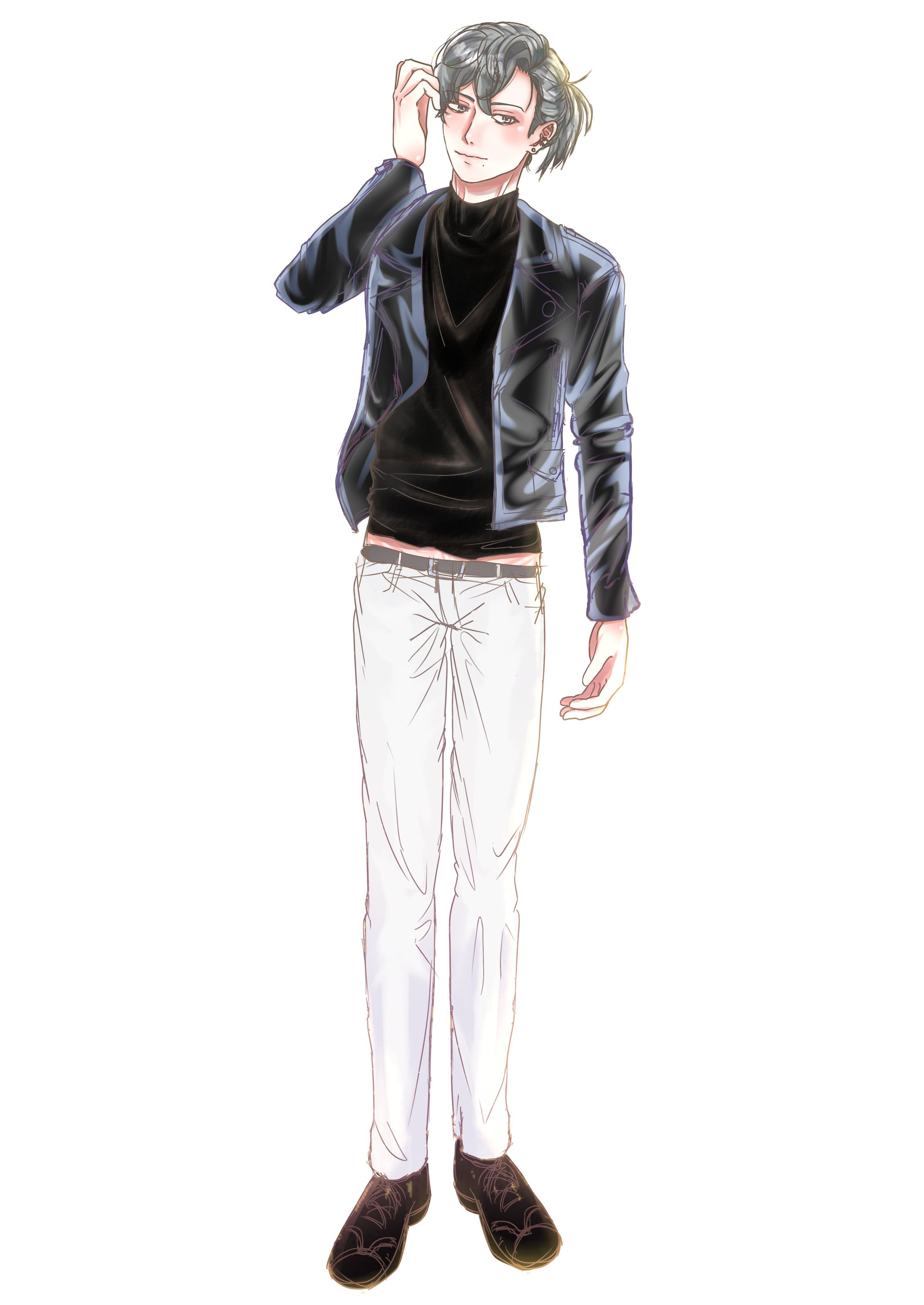 【#クトゥルフ神話TRPG】メロい男たちで行く『沼男は誰だ？』HO立ち絵-1