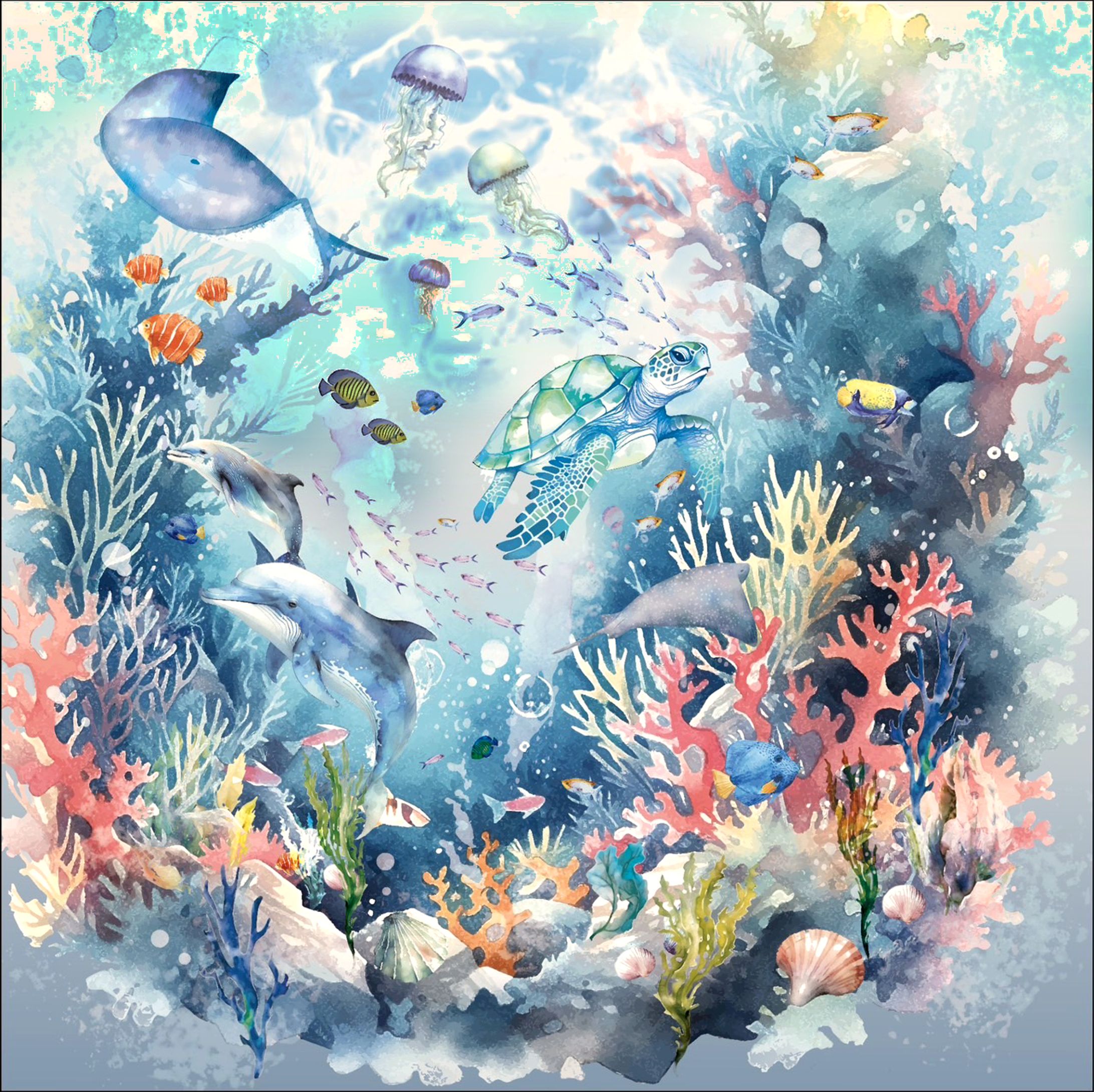 【グラフィック】海の世界　イメージ画像-1