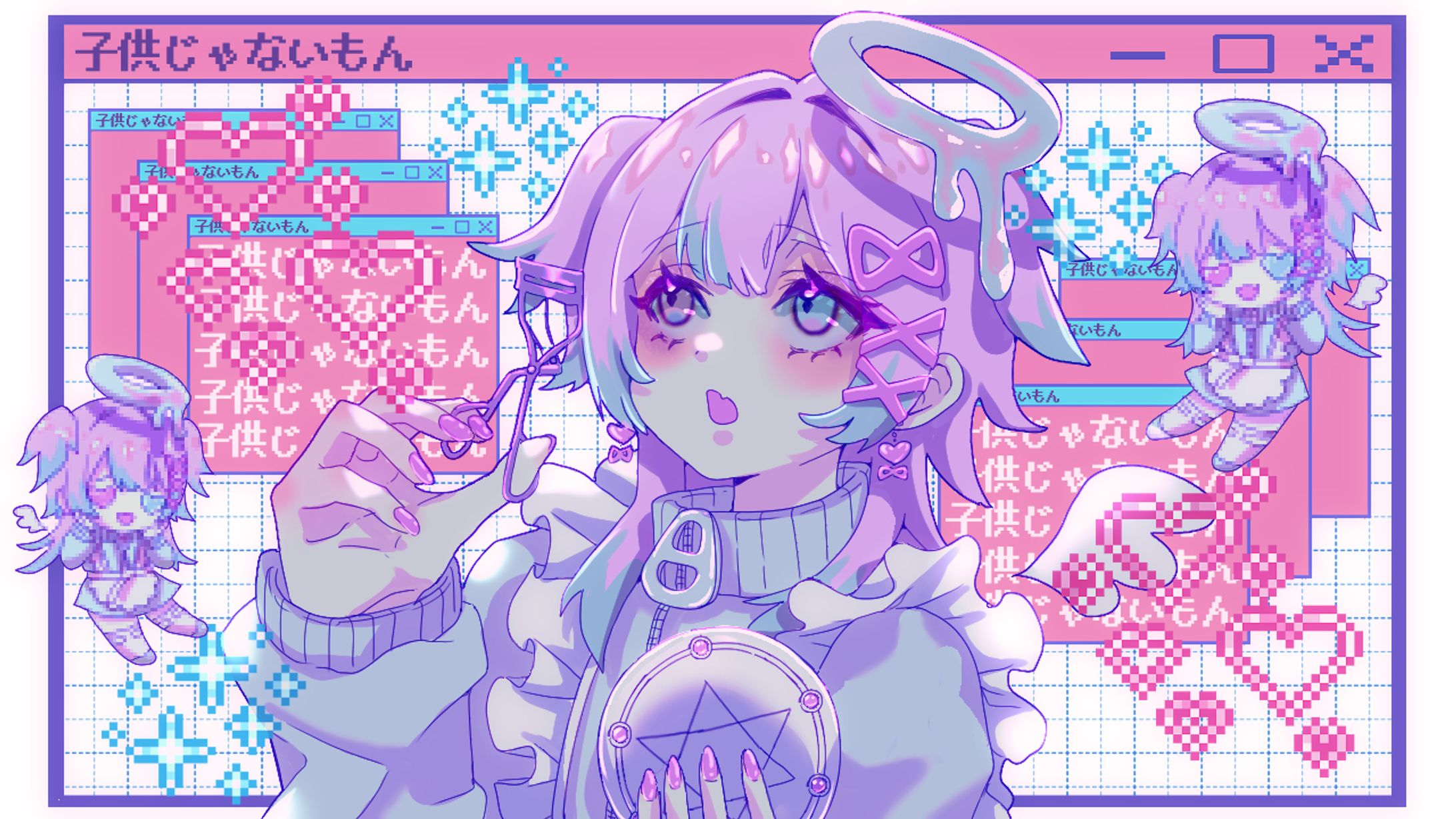 Vtuber music video illust-1