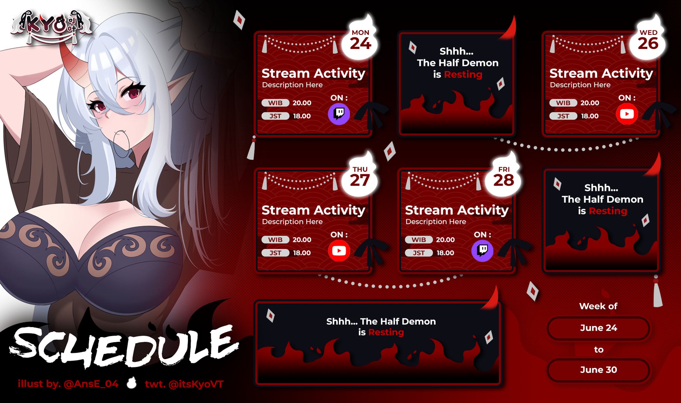 Schedule | KyoVT (Demon)-1