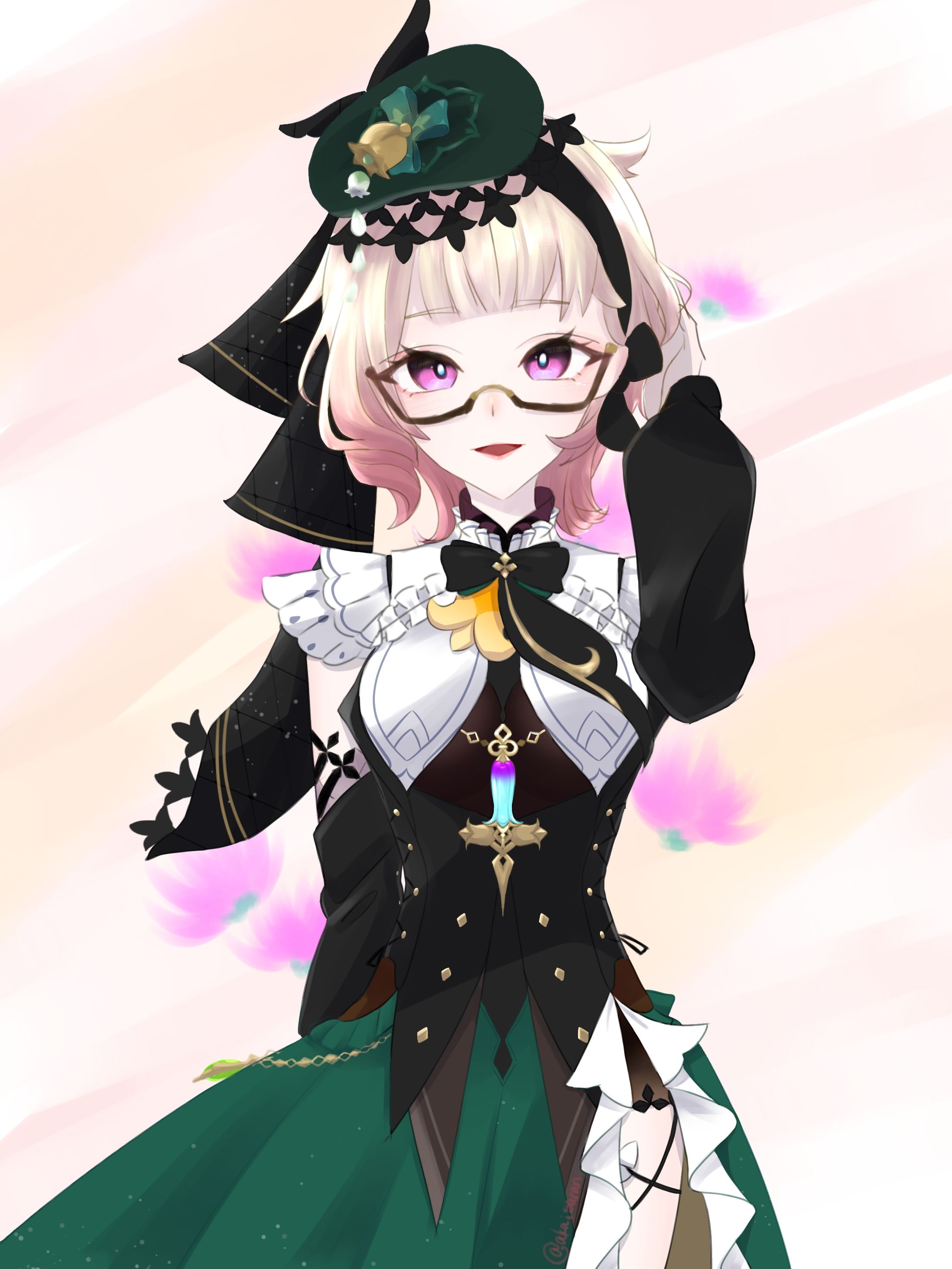 原神ファンアート エミリエ-1