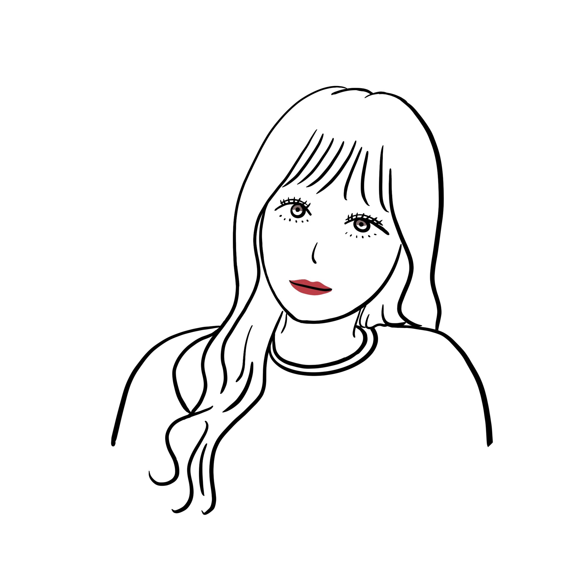 シンプル線画イラスト-1