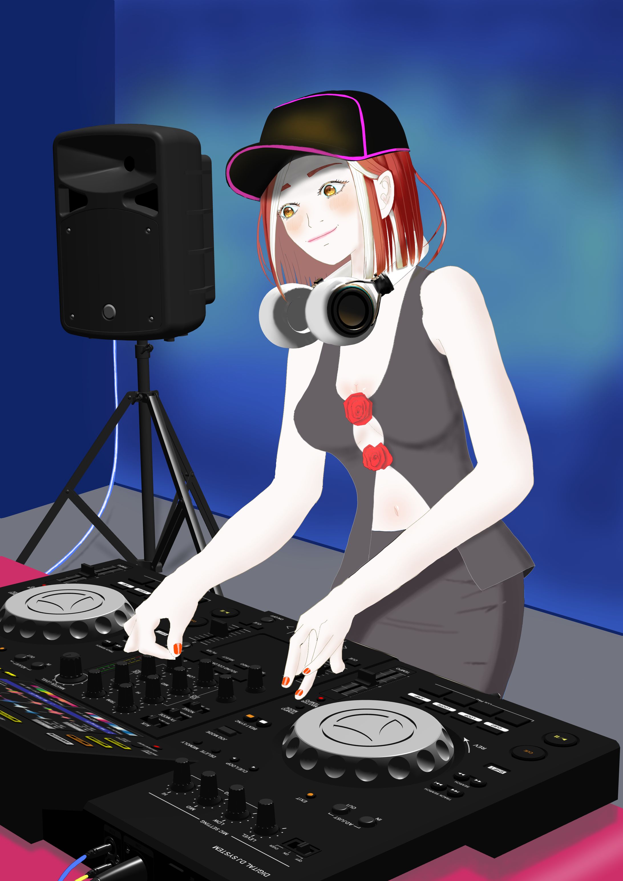 a female DJ-1
