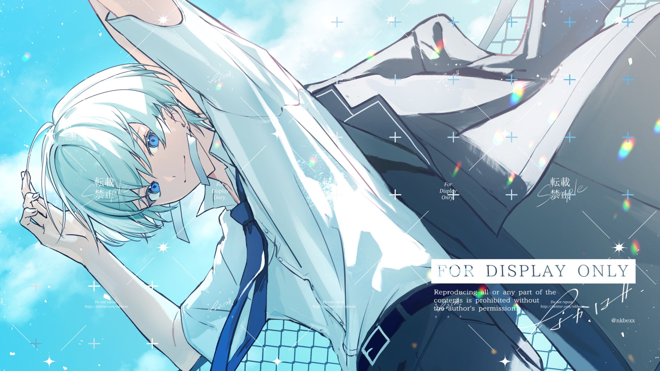 なしろ様/『青と夏』MVイラスト