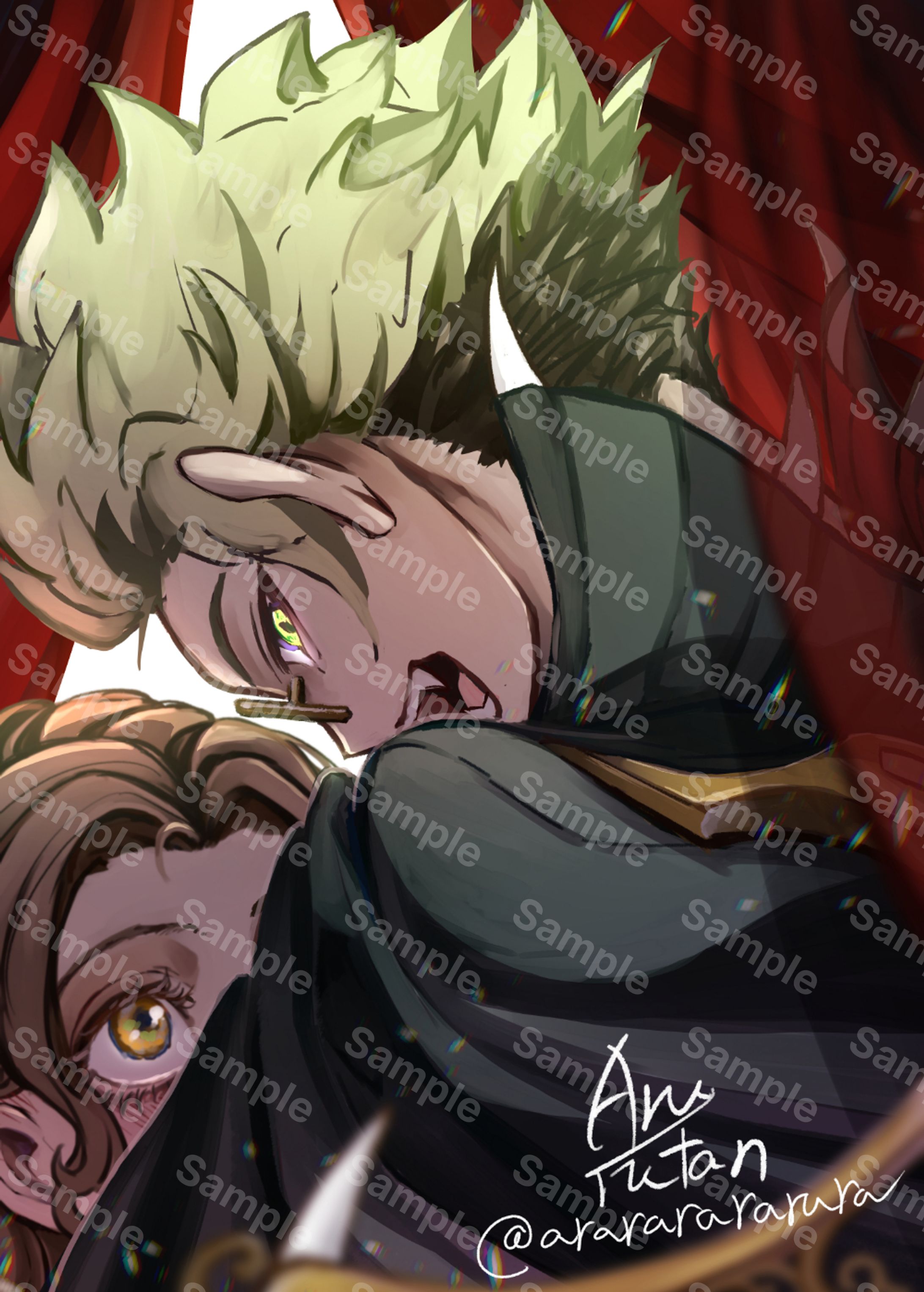 【オリジナル】2h drawing ランポート×吸血鬼-1