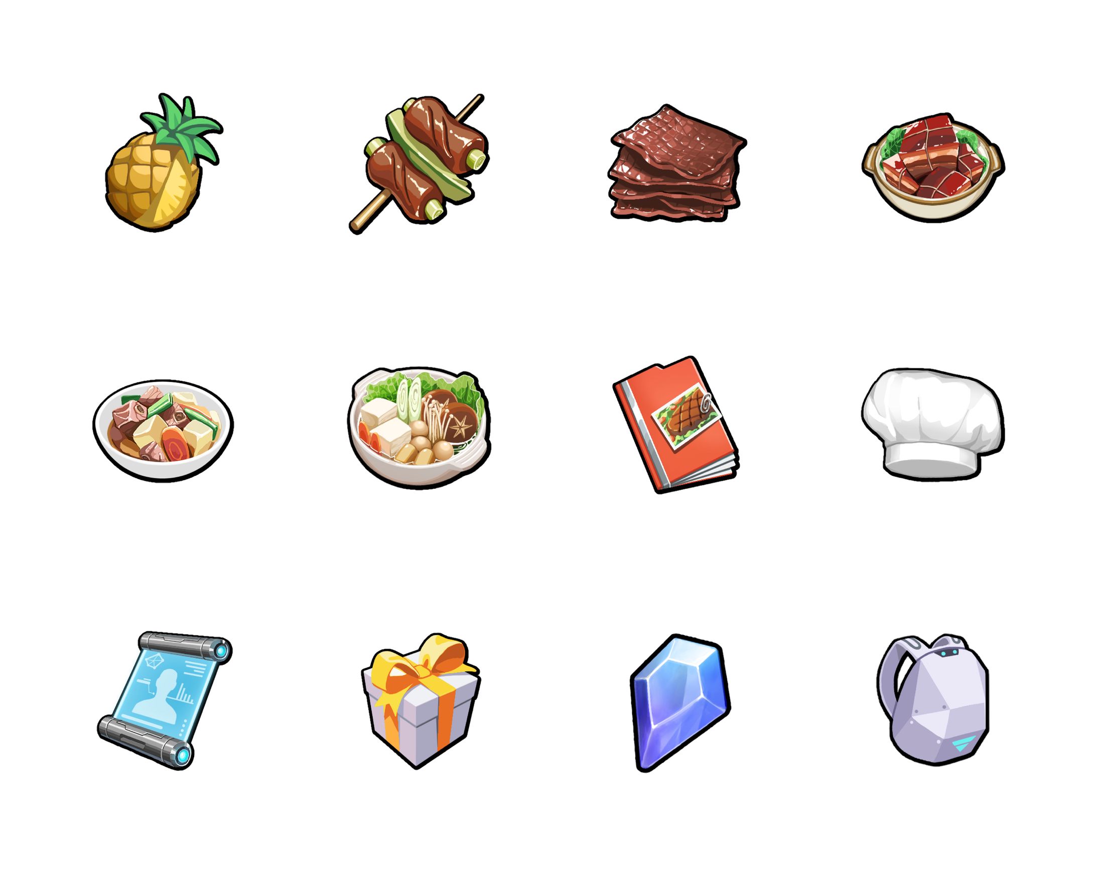 Food War–Game Item Design-1