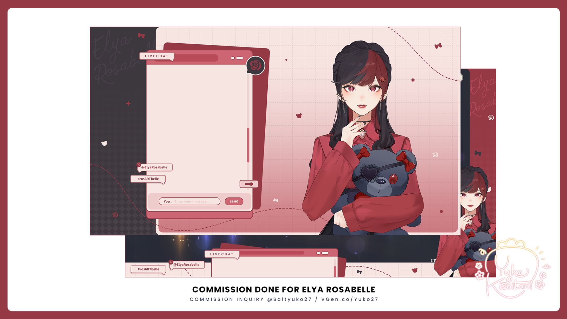 Elya Rosabelle Stream Overlay-1