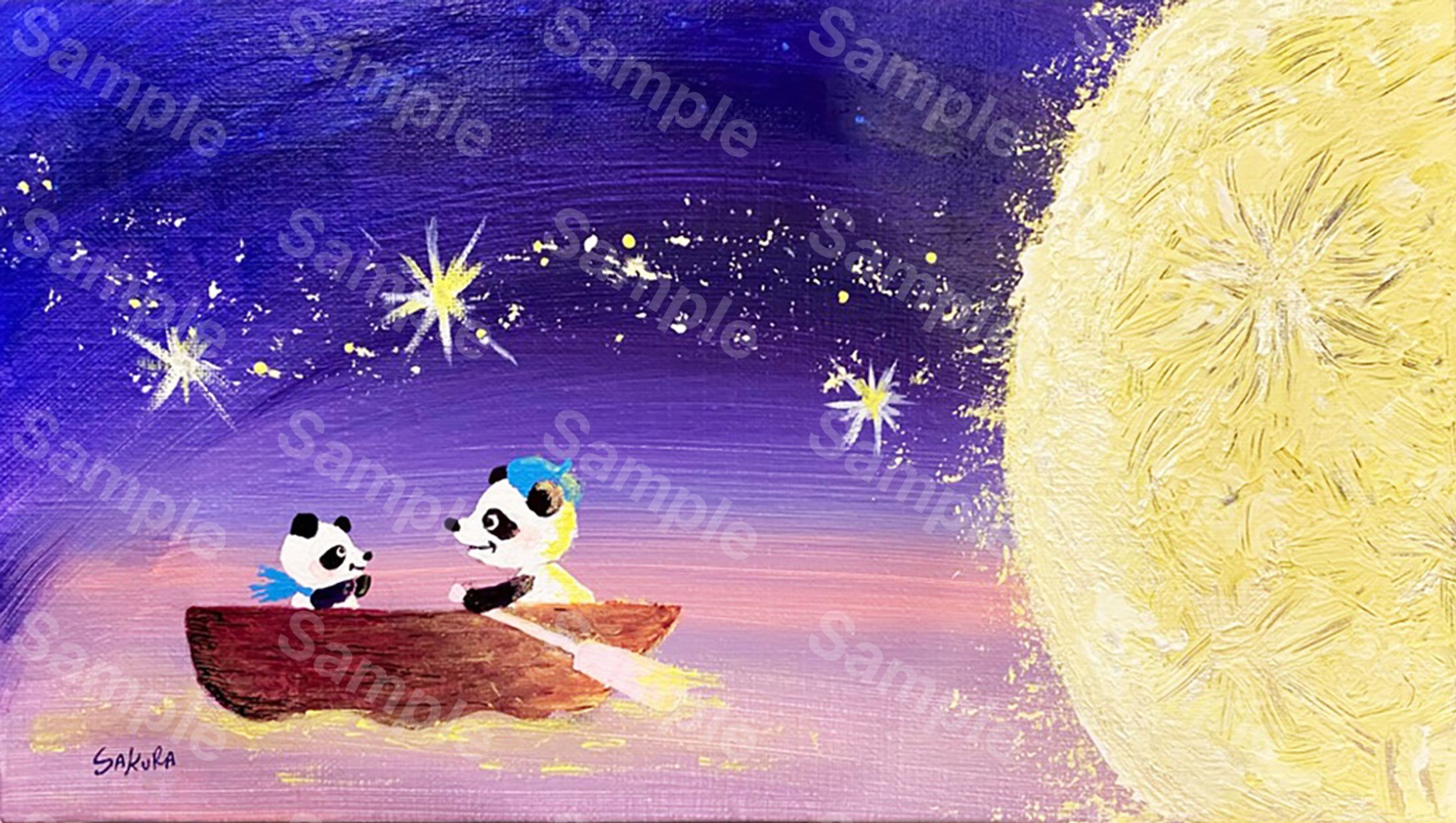 アナログイラスト：「散歩」-1