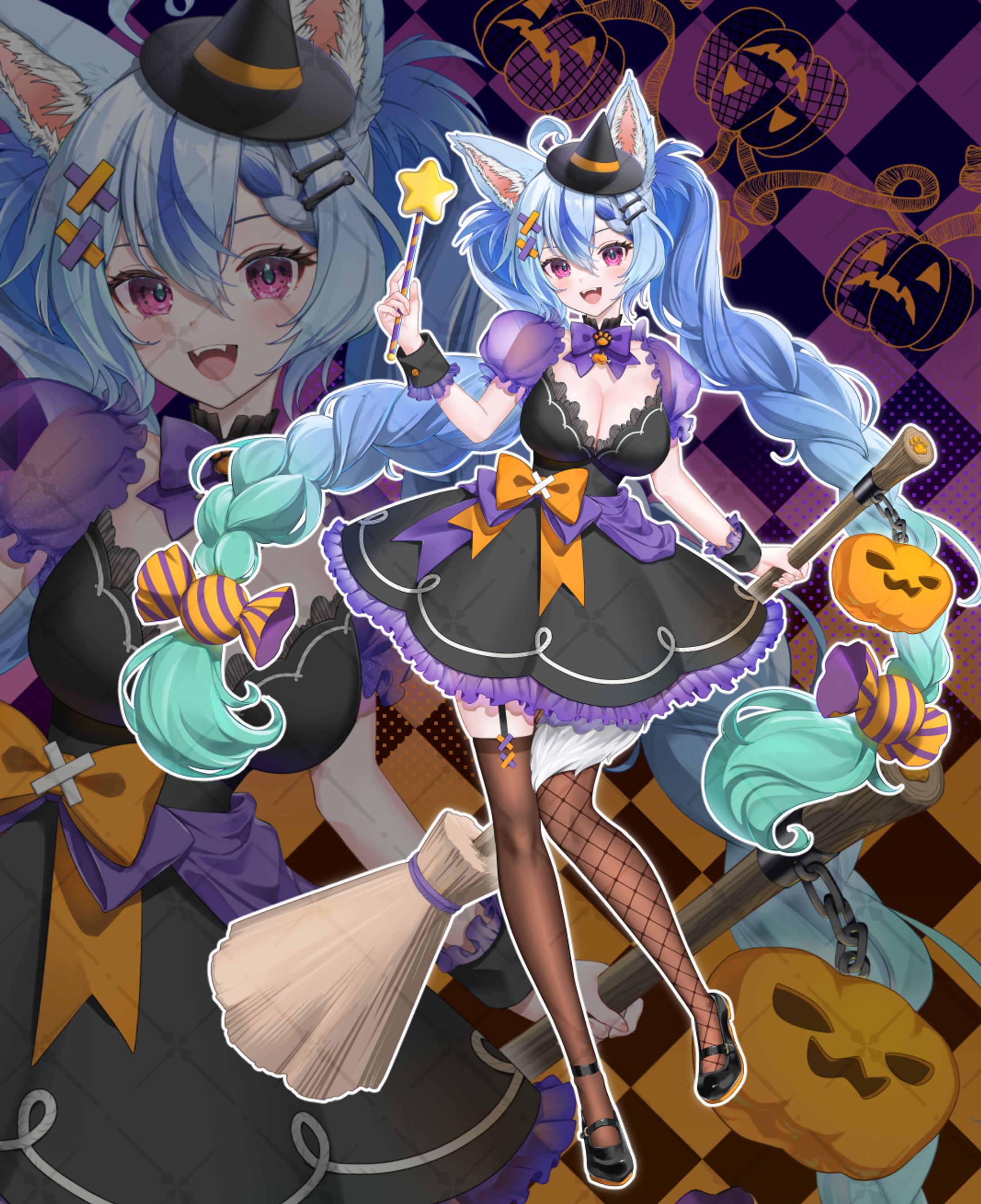 音狼ビビ様 ハロウィンイラスト-1